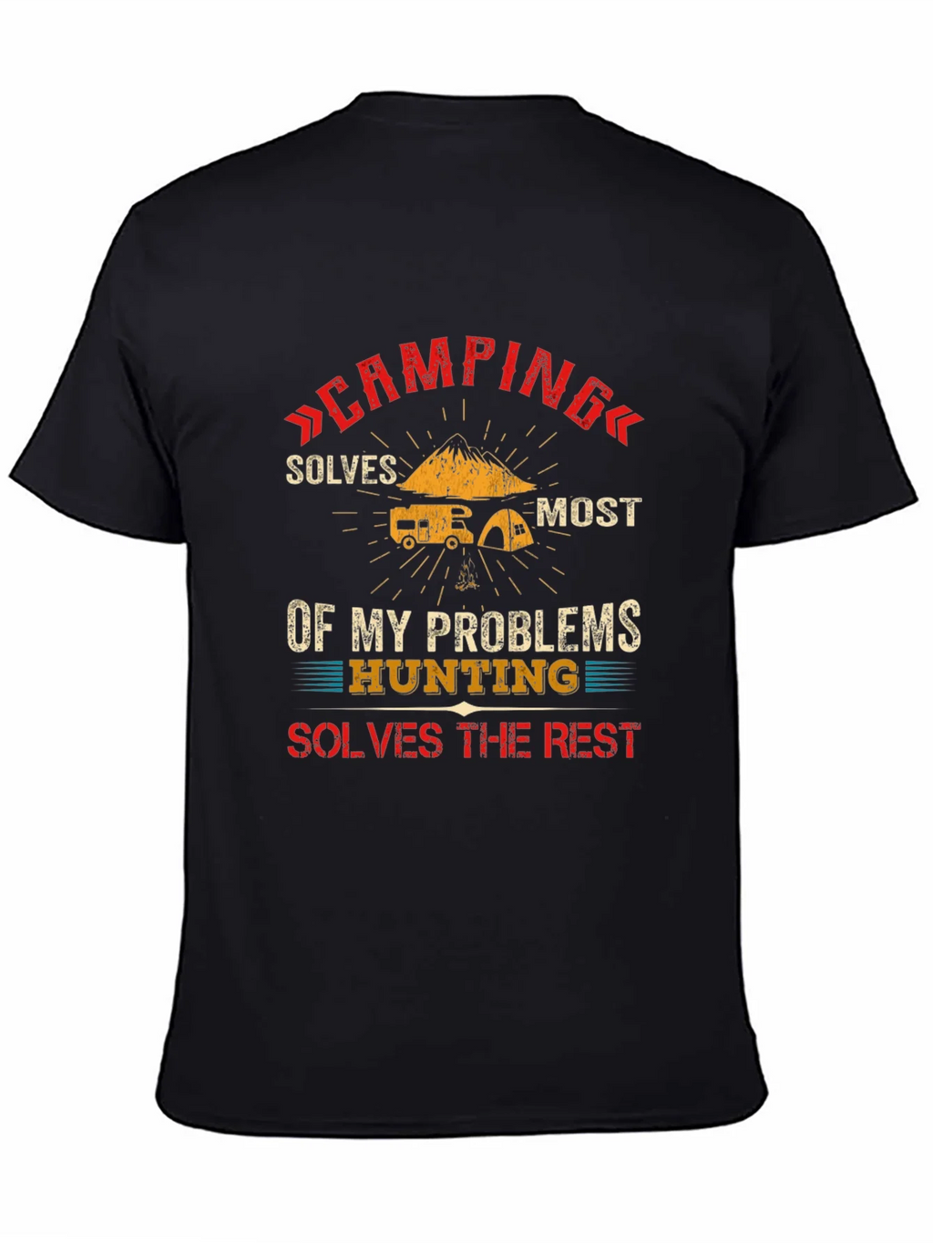 Camping & Hunting Solve Problems T-Shirt product image 4