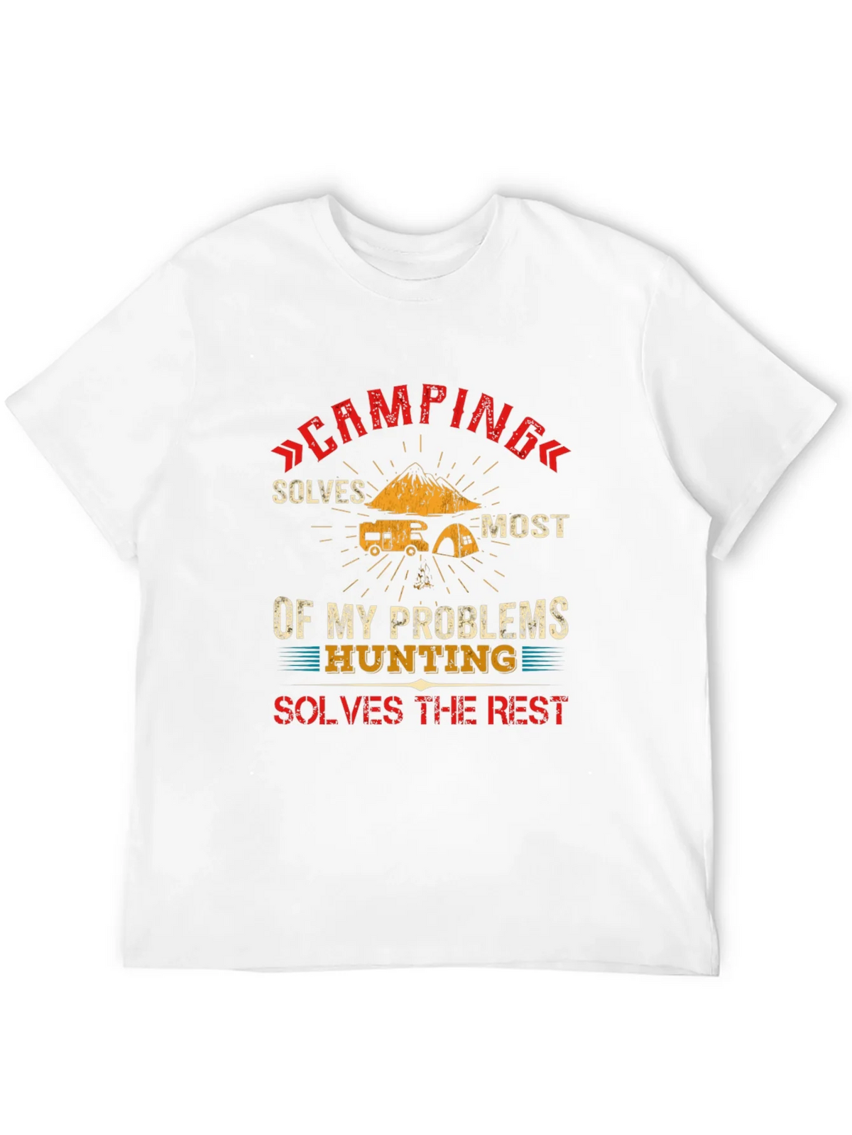 Camping & Hunting Solve Problems T-Shirt product image 11