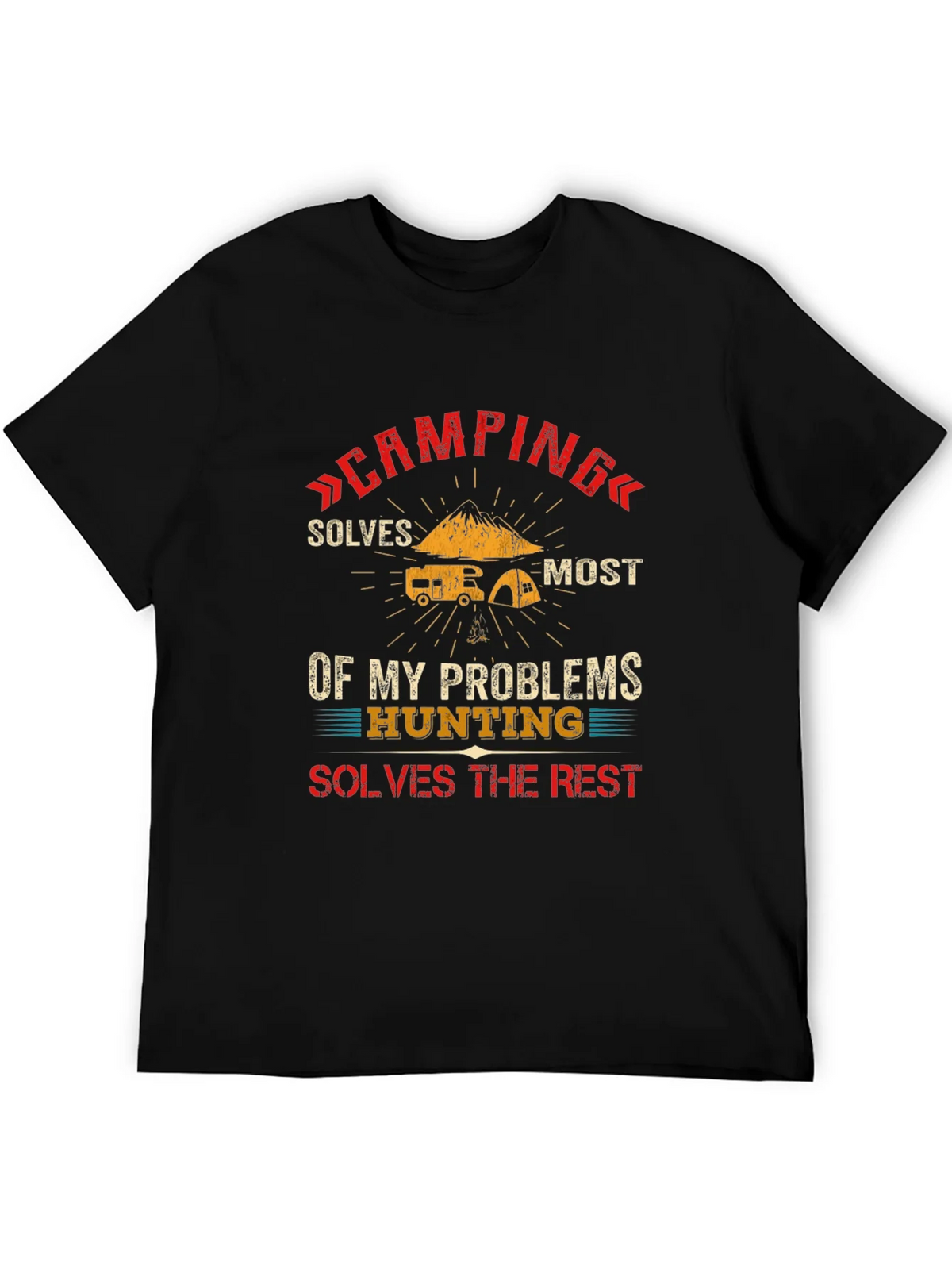 Camping & Hunting Solve Problems T-Shirt product image 5