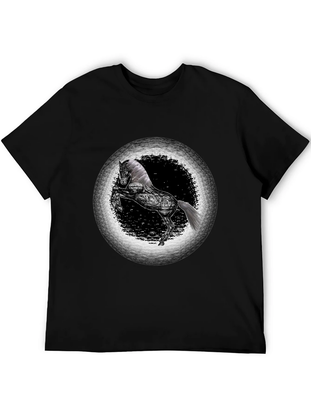 Black Horse Graphic Tee - Unique Design product image 3