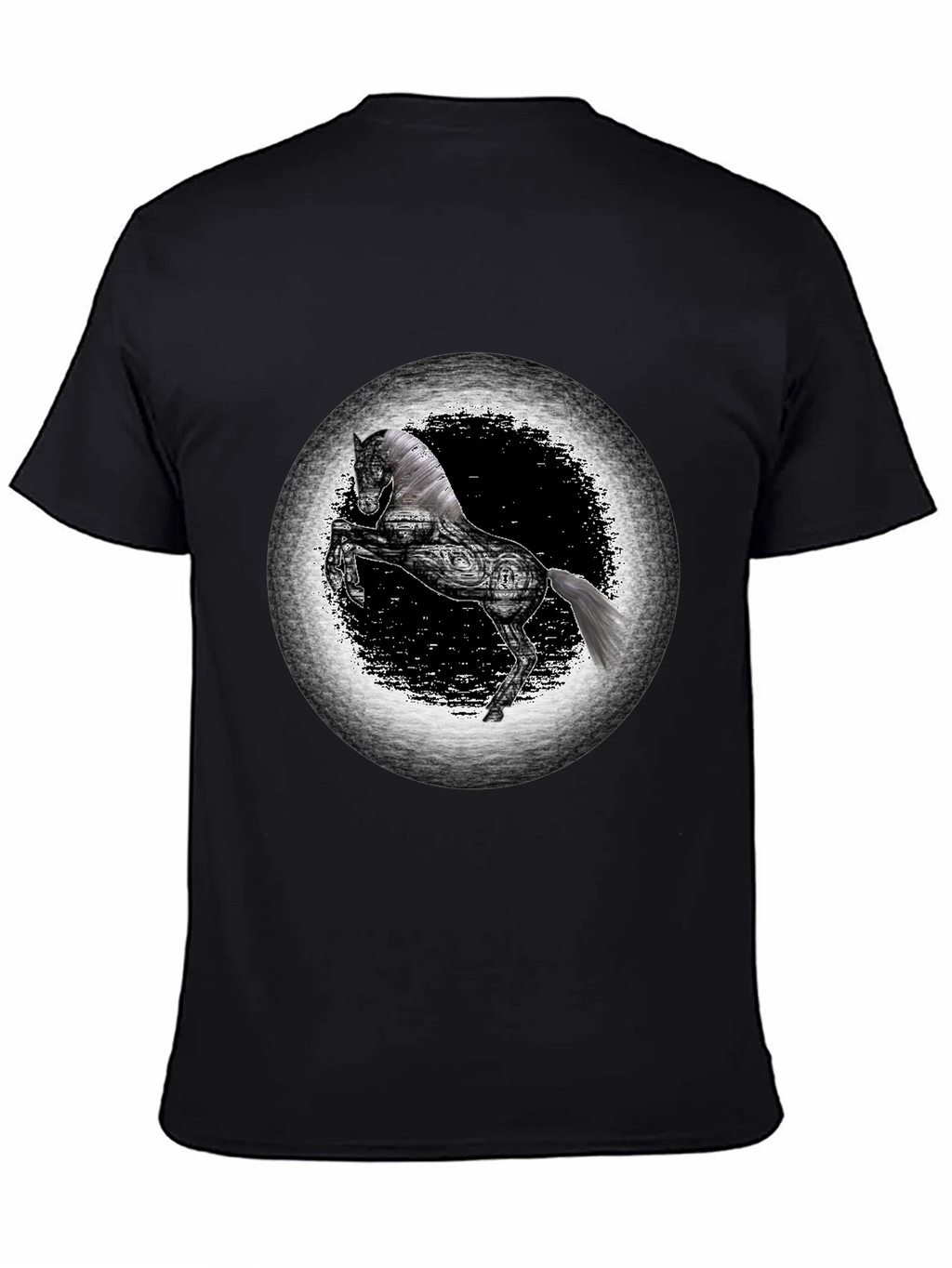 Black Horse Graphic Tee - Unique Design product image 2