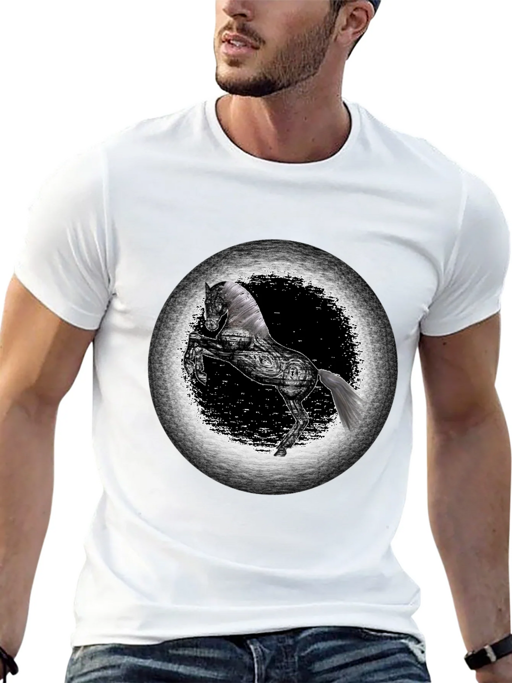 Black Horse Graphic Tee - Unique Design product image 10