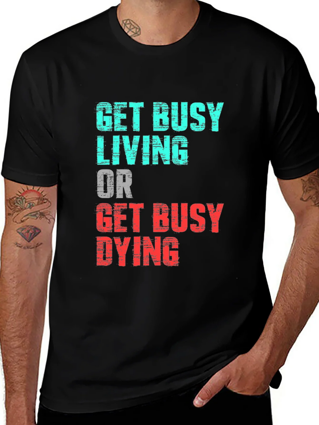 Get Busy Living Graphic Tee product image 1