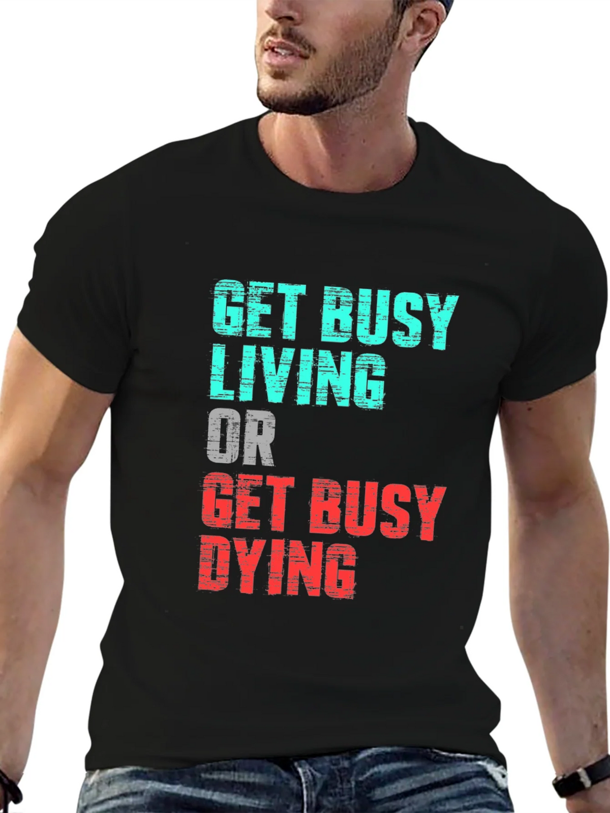 Get Busy Living Graphic Tee product image 6