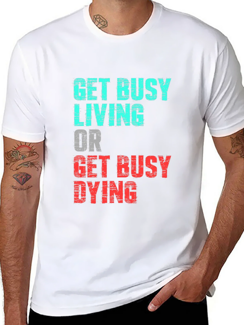 Get Busy Living Graphic Tee product image 7