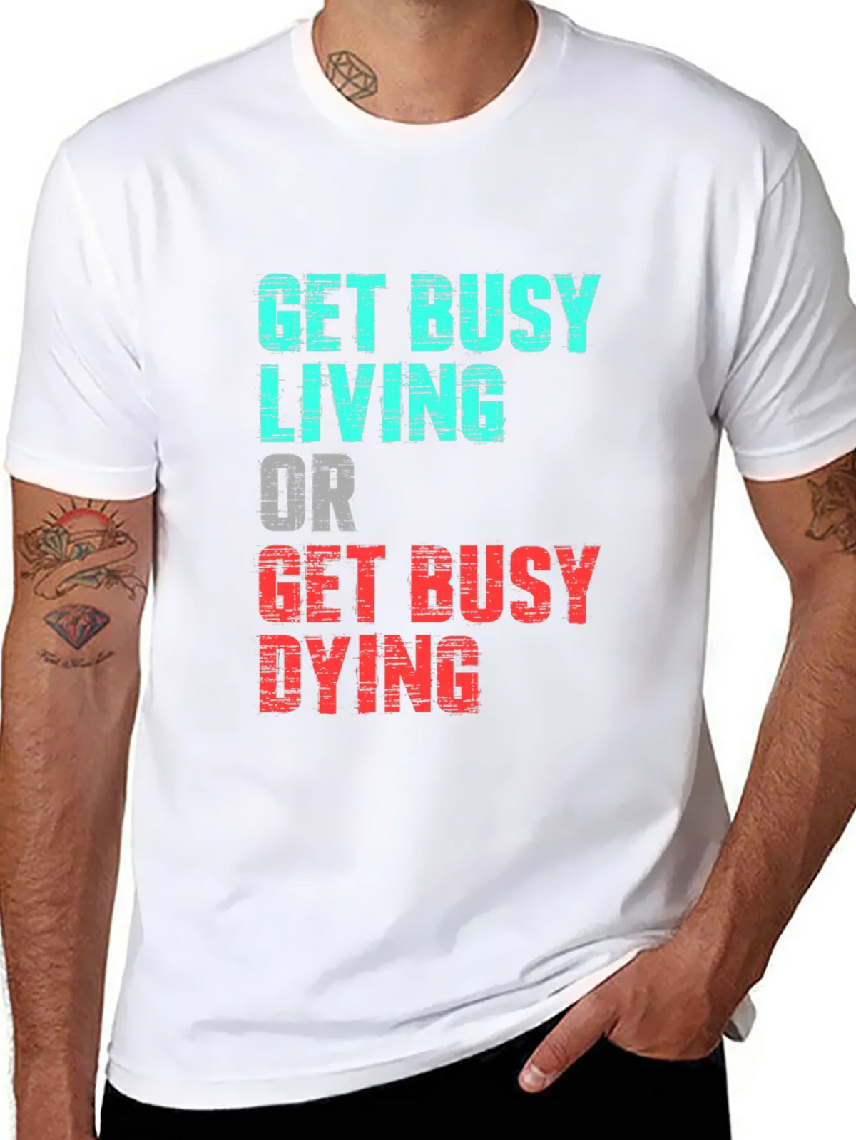 Get Busy Living Graphic Tee product image 7