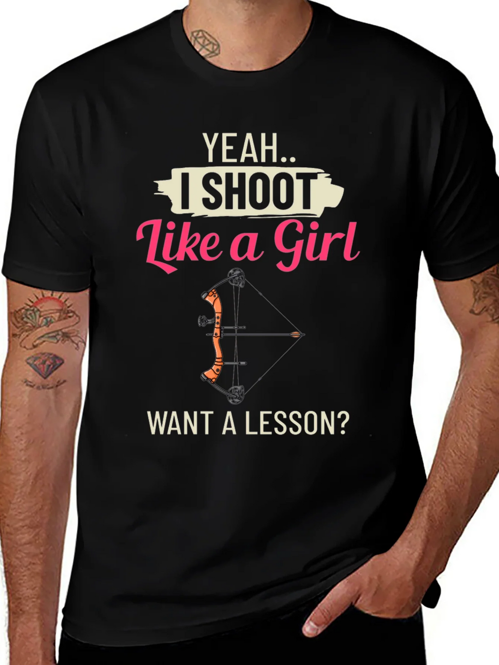 I Shoot Like a Girl T-Shirt - Archery Gift product image 1