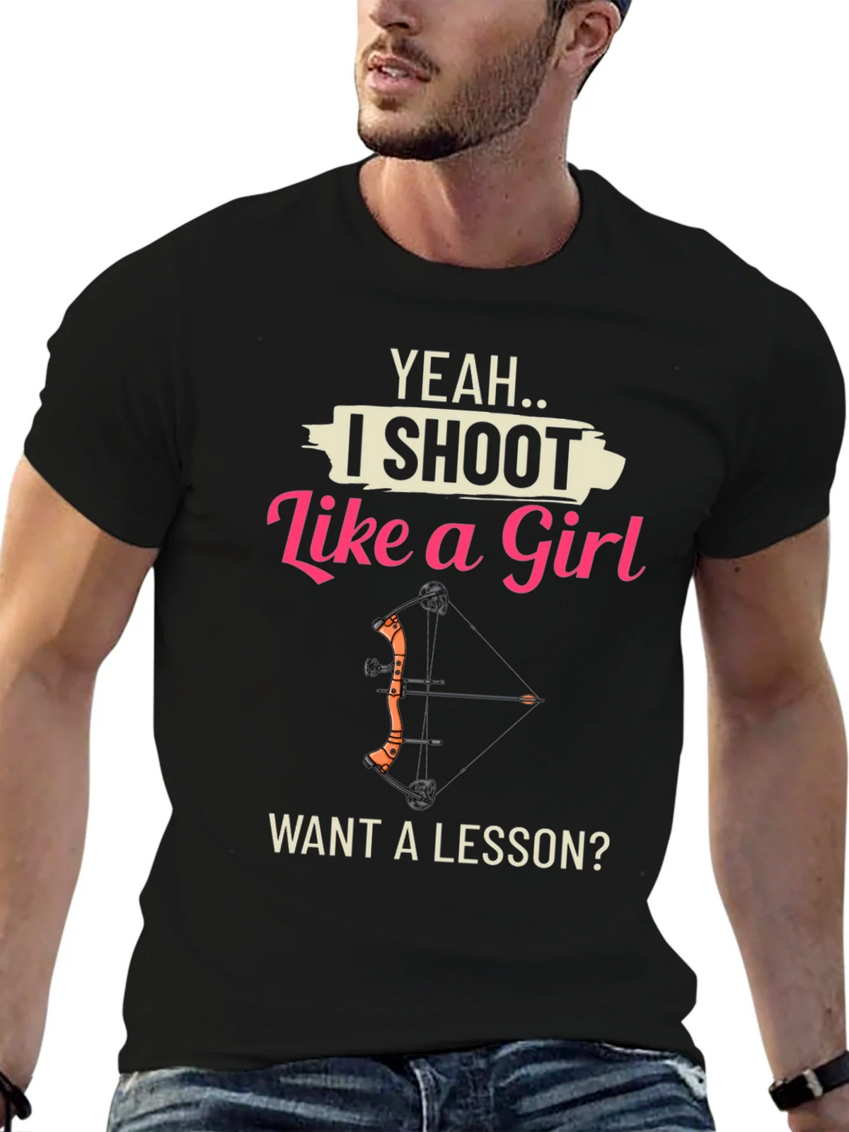 I Shoot Like a Girl T-Shirt - Archery Gift product image 5