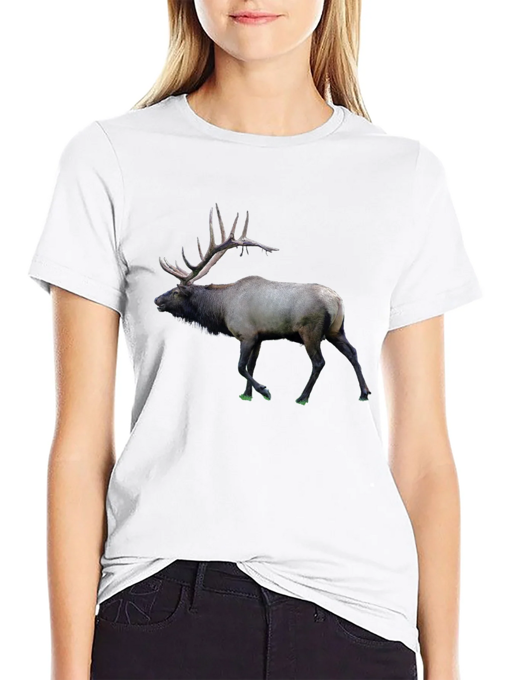 Elk Graphic Print T-Shirt product image 8