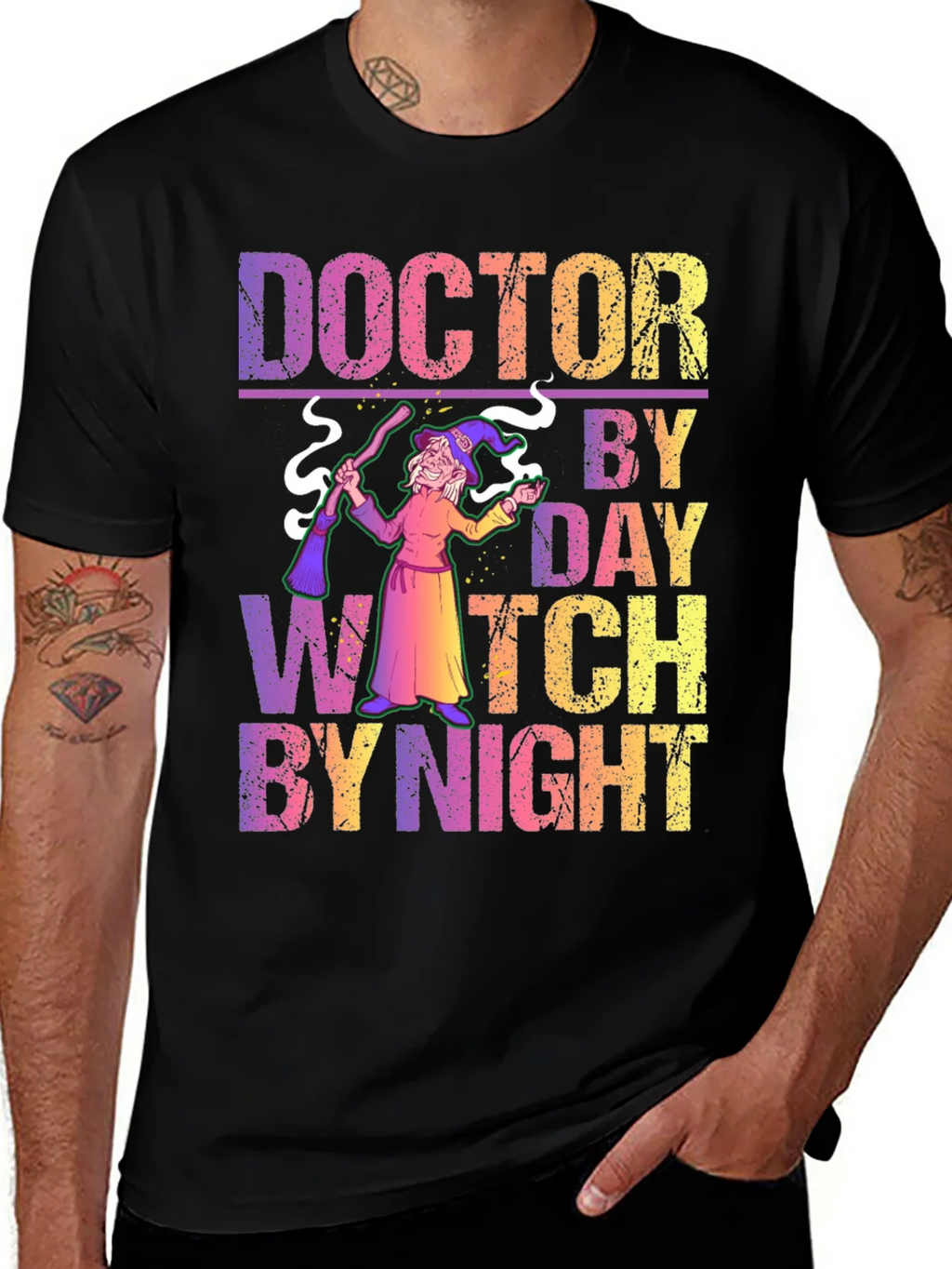 Doctor Witch T-Shirt - By Day By Night Tee product image 1