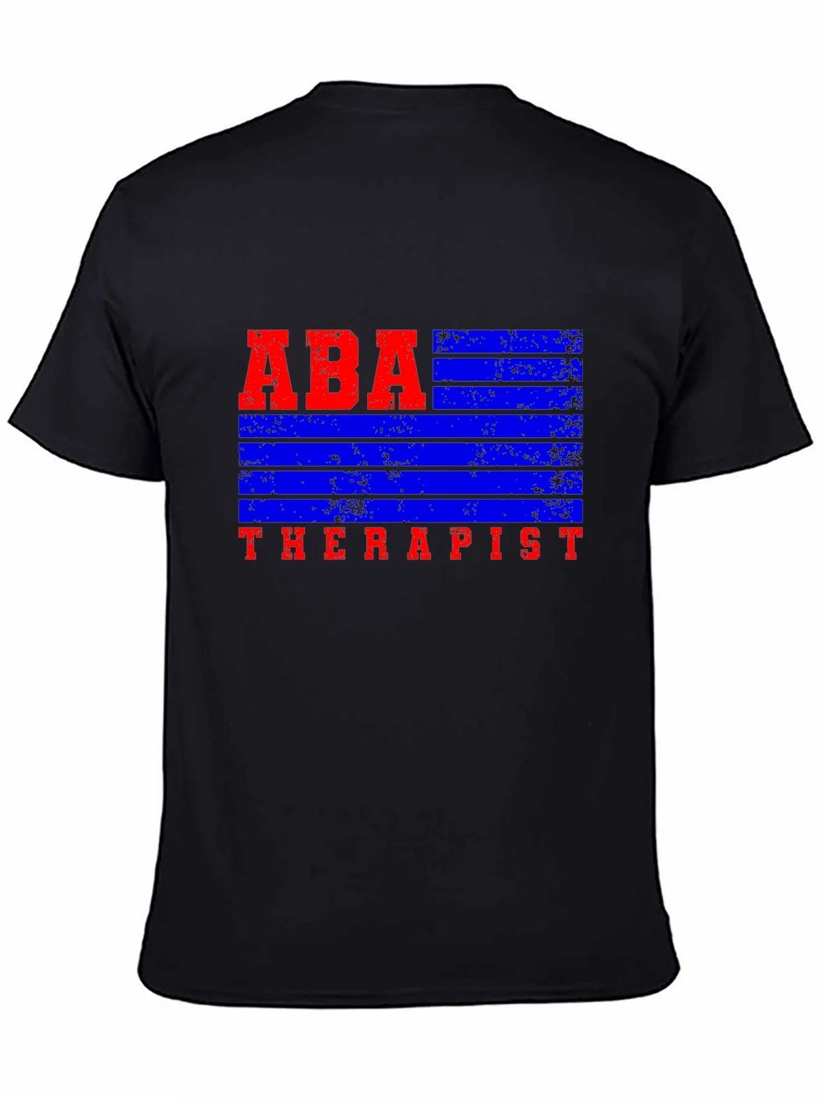 ABA Therapist Graphic Tee - Black Cotton Blend Shirt product image 4