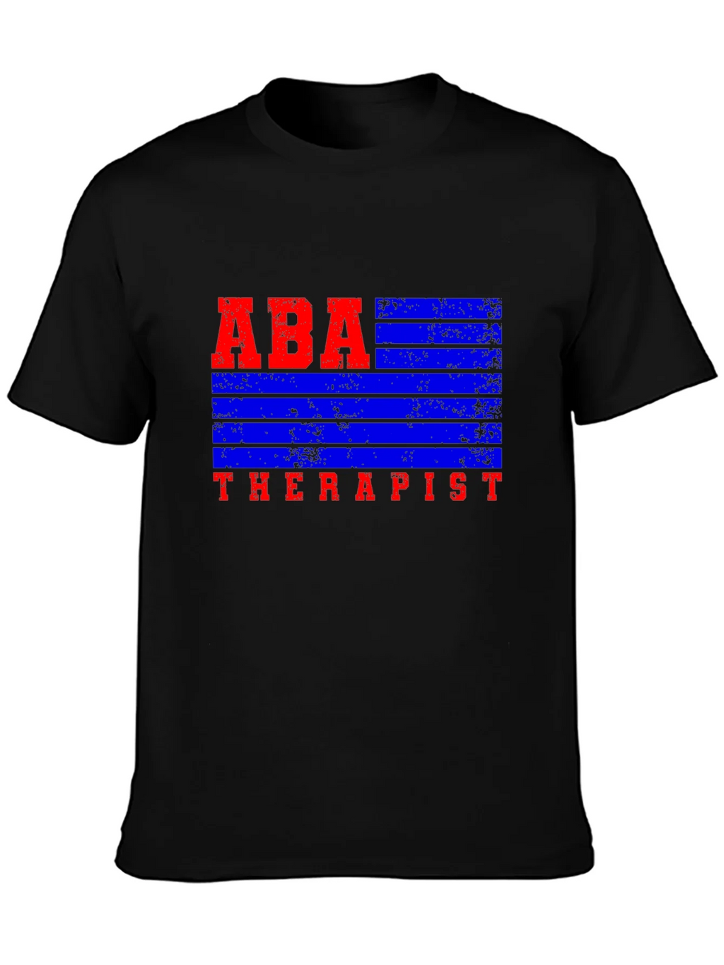 ABA Therapist Graphic Tee - Black Cotton Blend Shirt product image 3