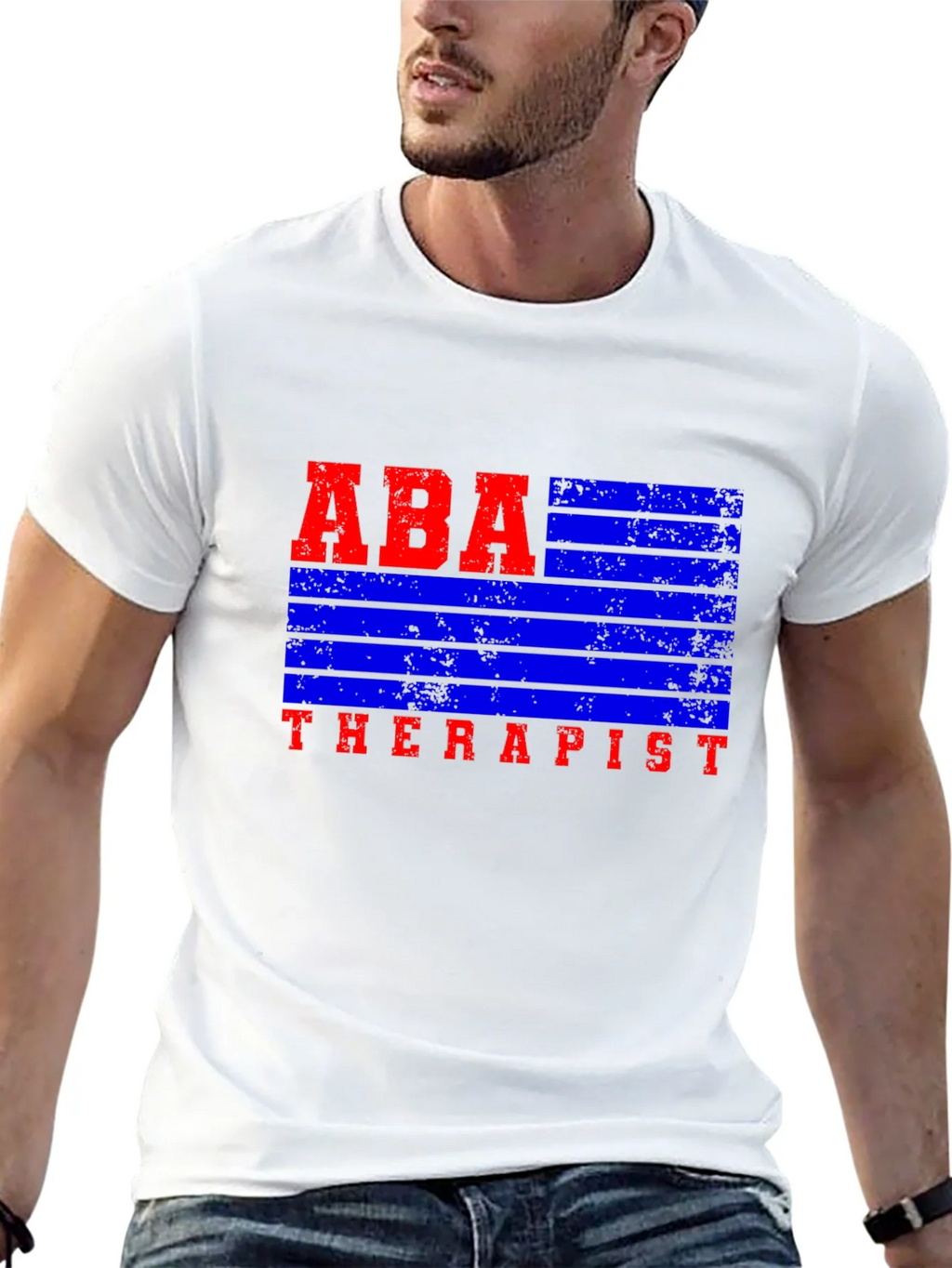 ABA Therapist Graphic Tee - Black Cotton Blend Shirt product image 12