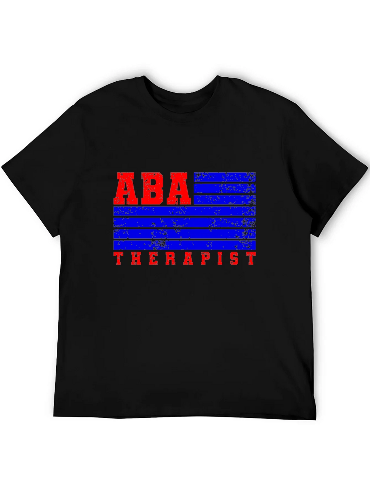 ABA Therapist Graphic Tee - Black Cotton Blend Shirt product image 5