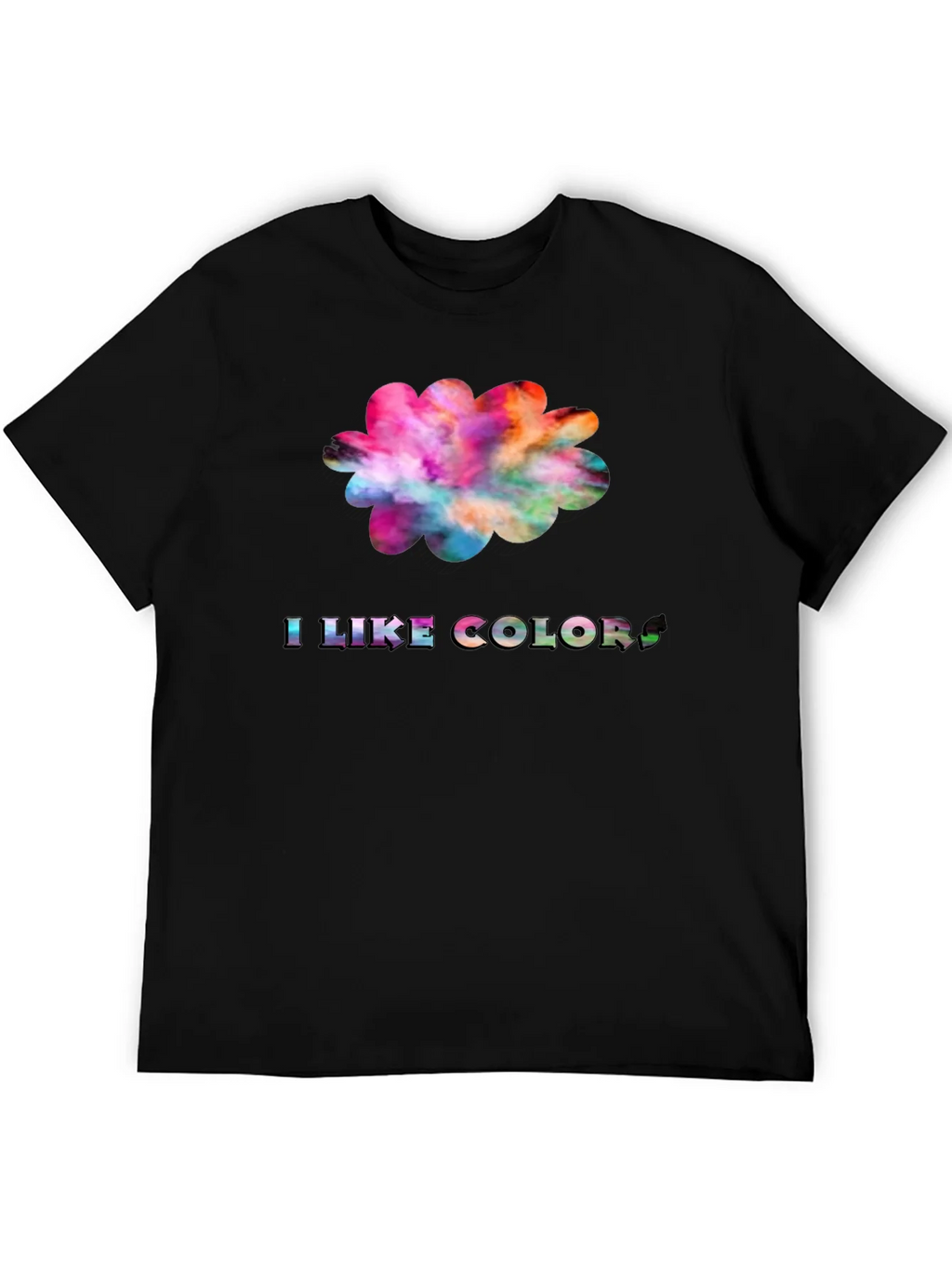 Colorful I Like Colors Graphic Tee product image 5