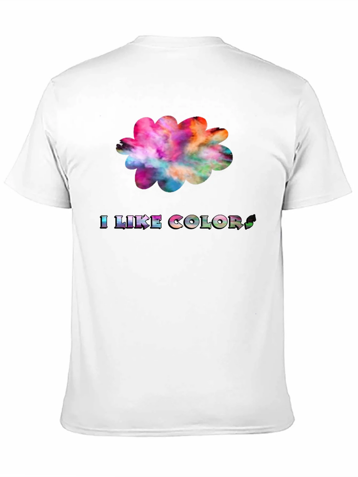 Colorful I Like Colors Graphic Tee product image 10
