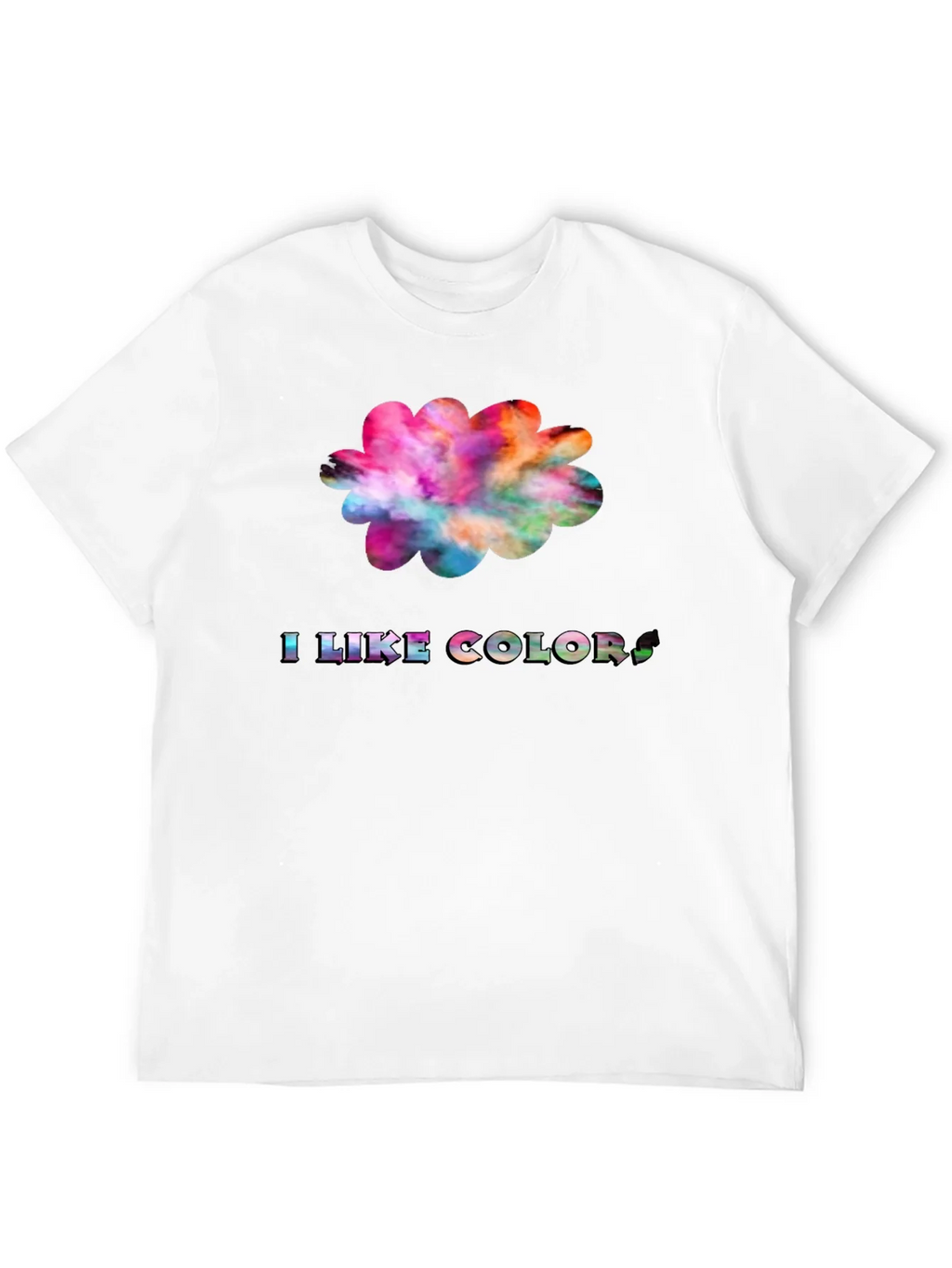 Colorful I Like Colors Graphic Tee product image 11