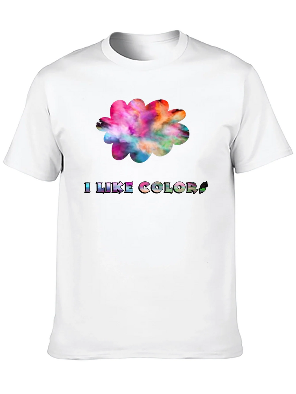 Colorful I Like Colors Graphic Tee product image 9