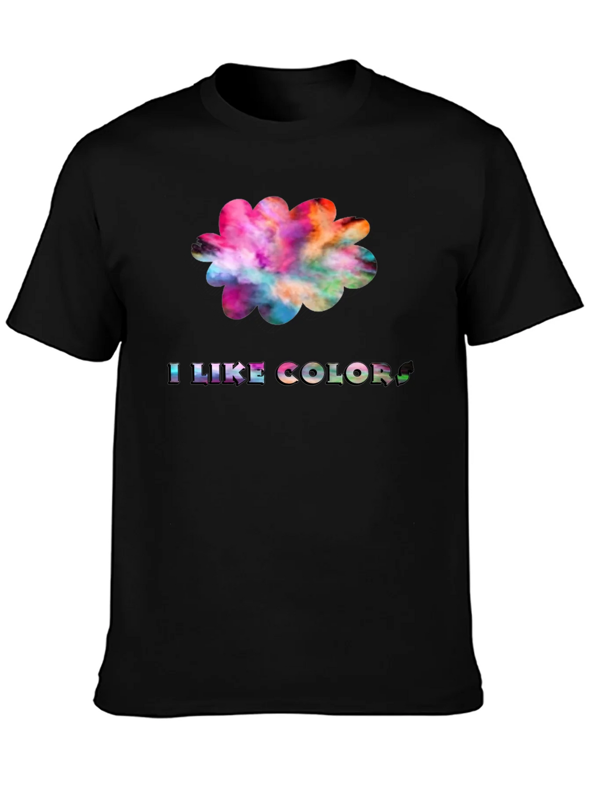 Colorful I Like Colors Graphic Tee product image 3