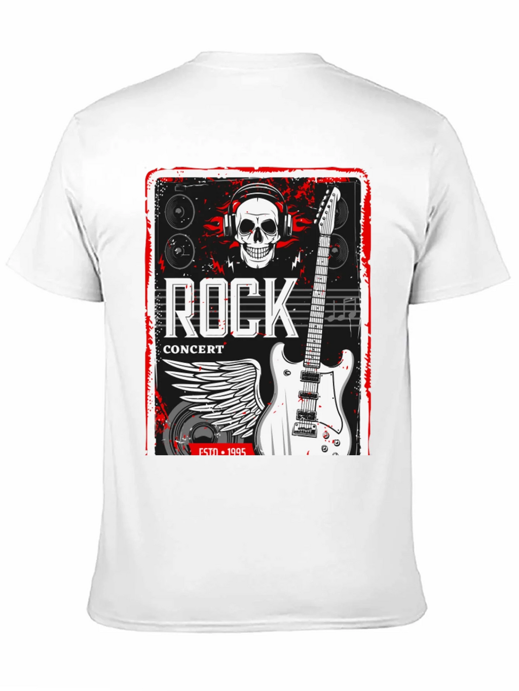 Rock Concert Black Graphic Tee product image 10