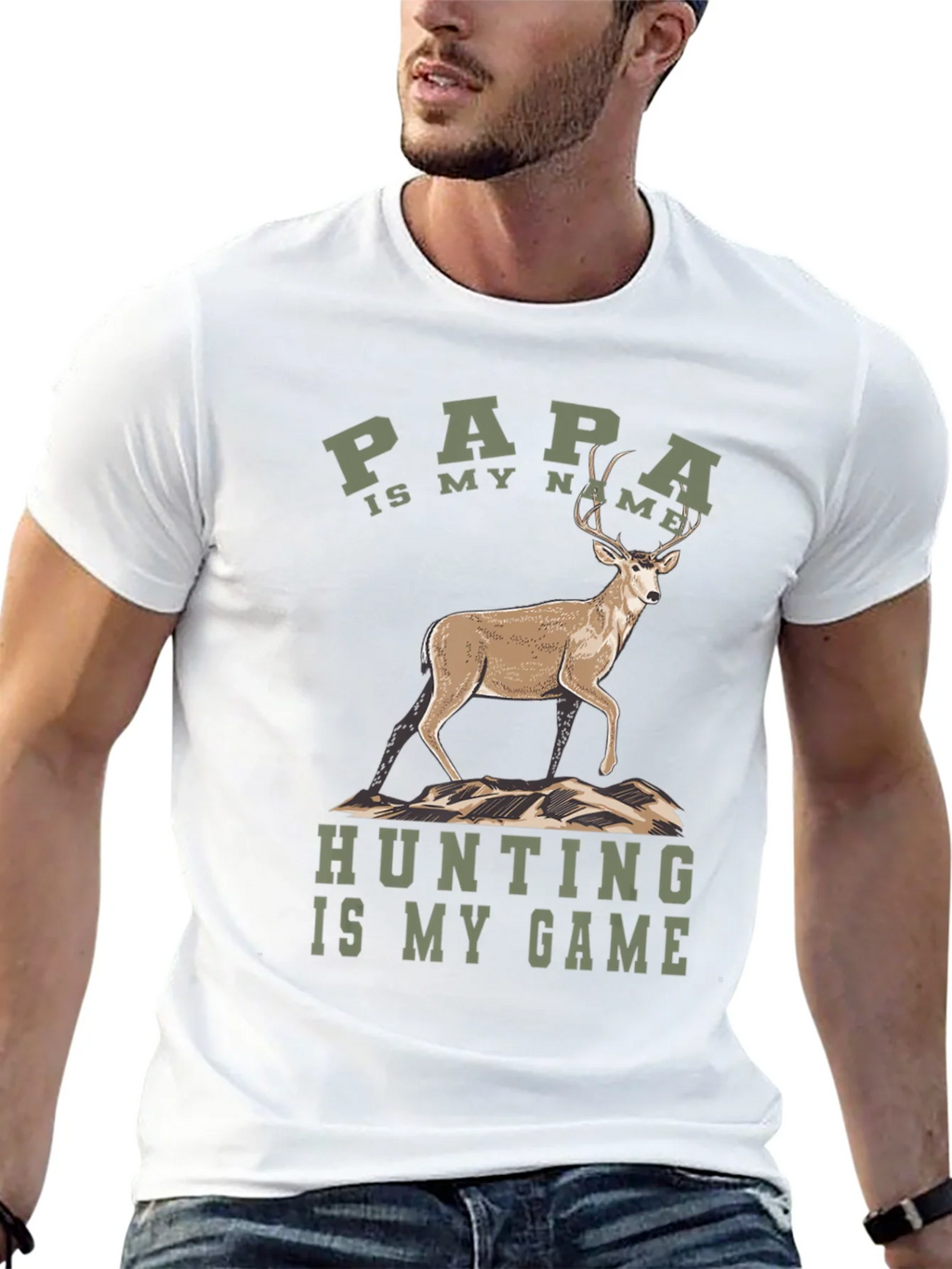 Papa Hunting Game T-Shirt product image 12