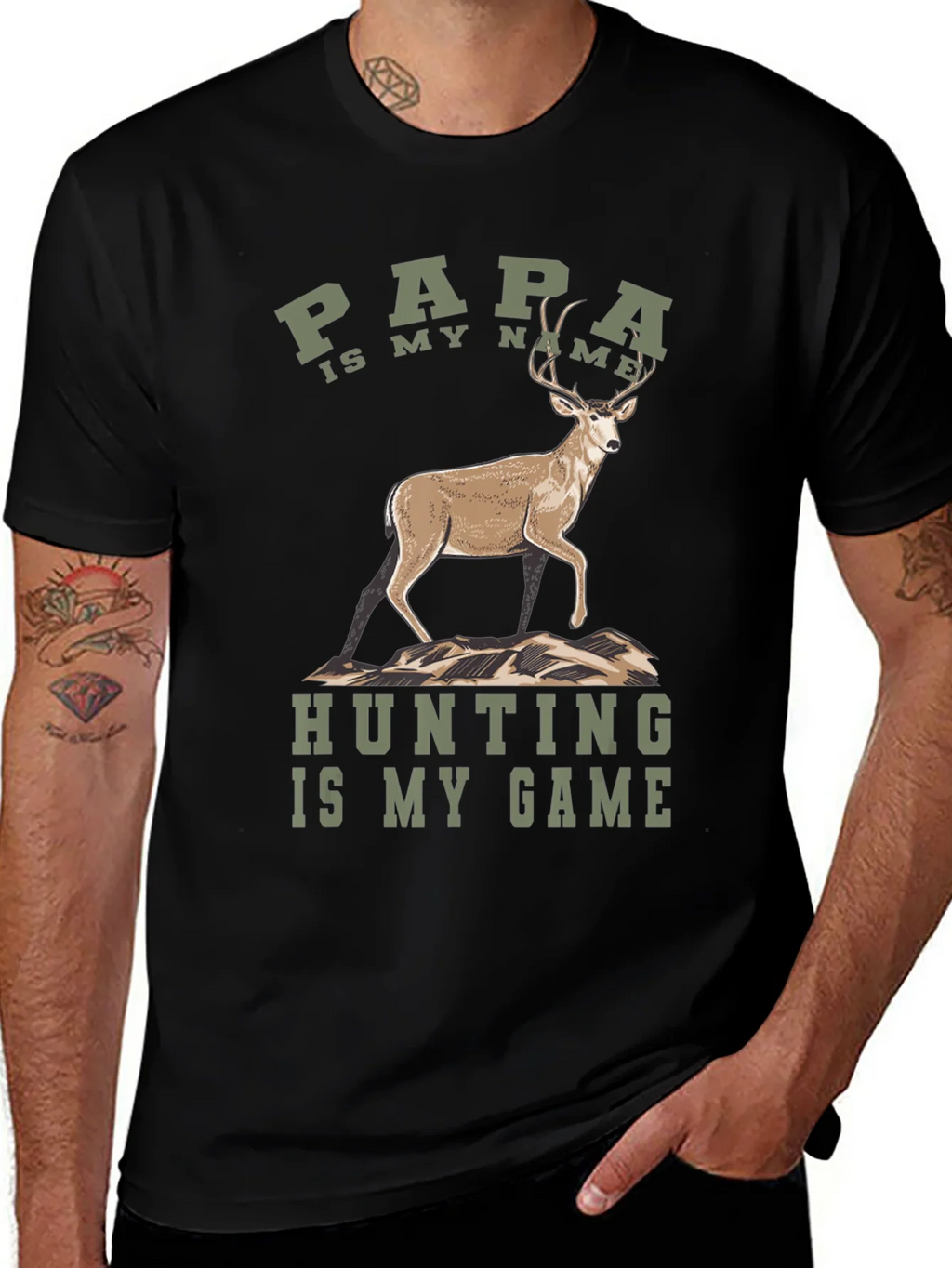 Papa Hunting Game T-Shirt product image 1