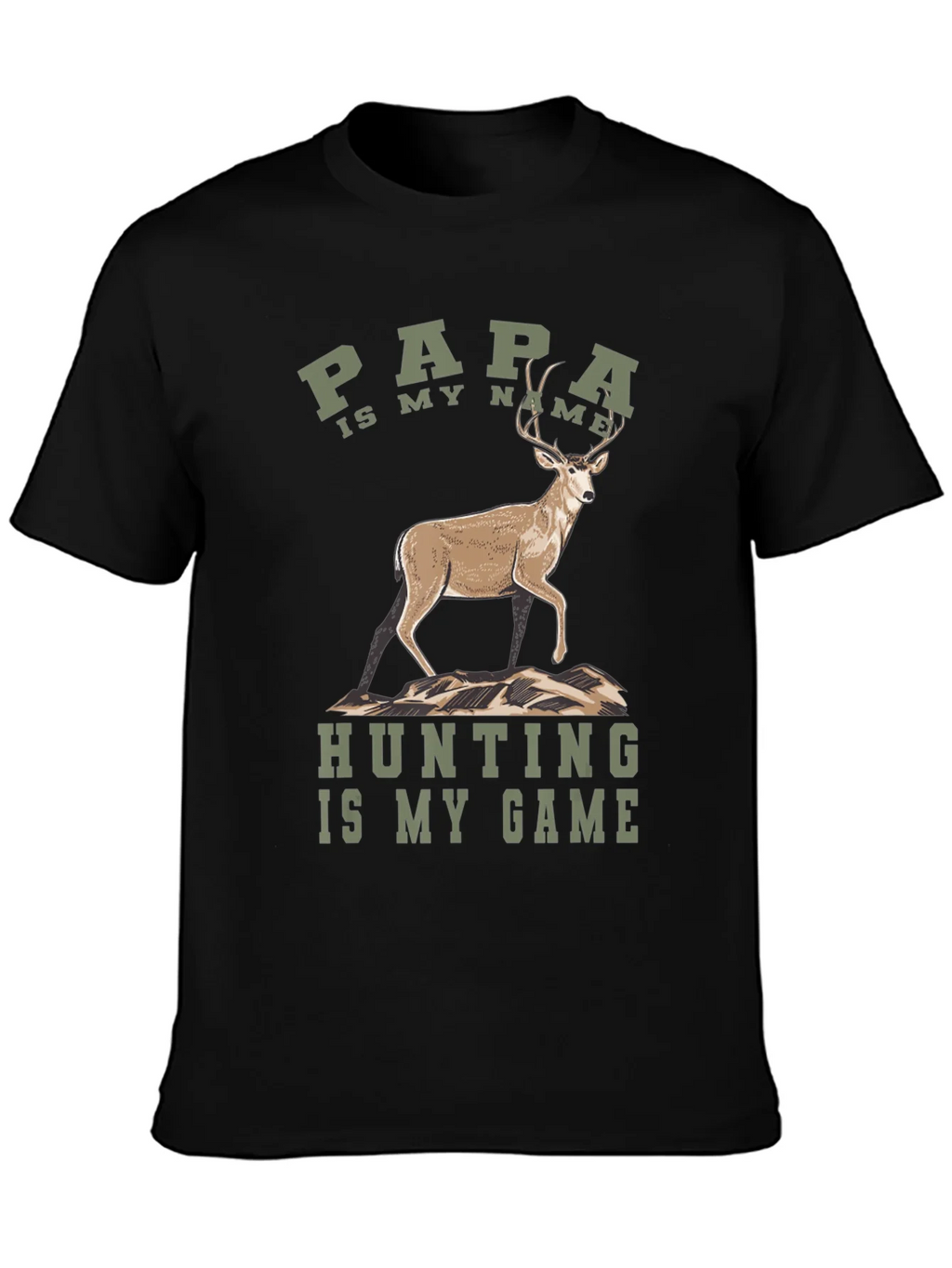 Papa Hunting Game T-Shirt product image 3