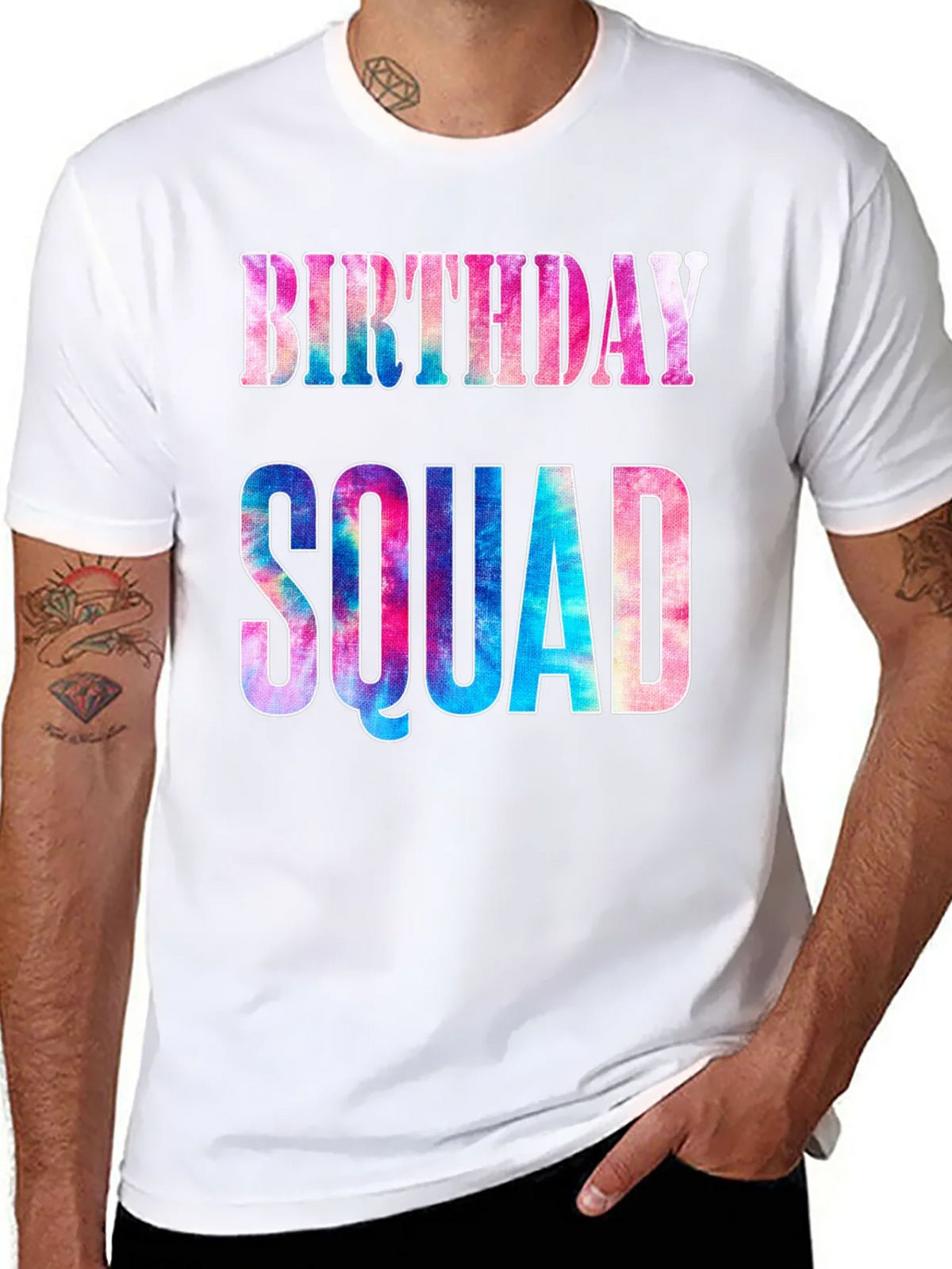 Birthday Squad Tie Dye T-Shirt product image 7