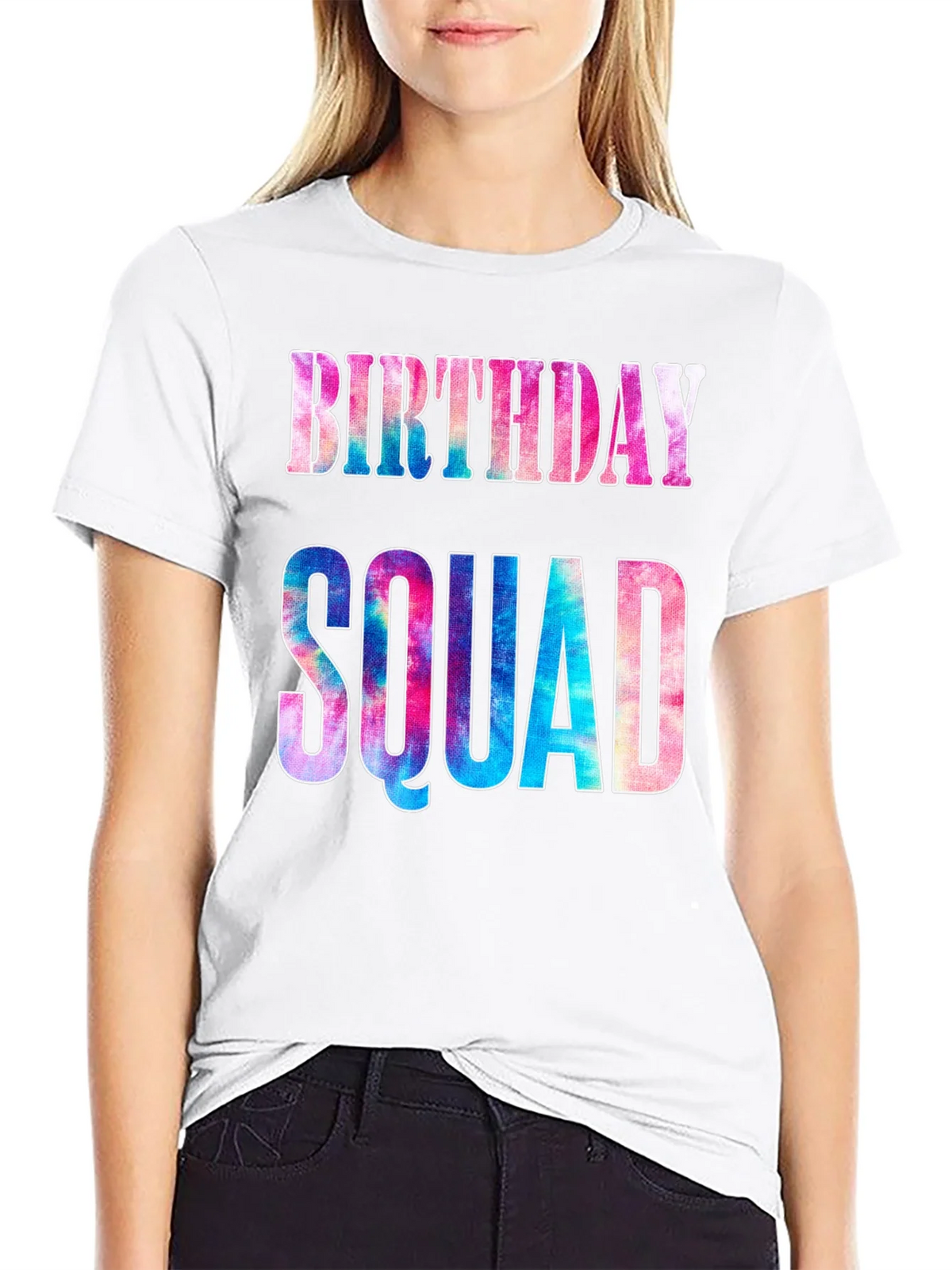 Birthday Squad Tie Dye T-Shirt product image 8