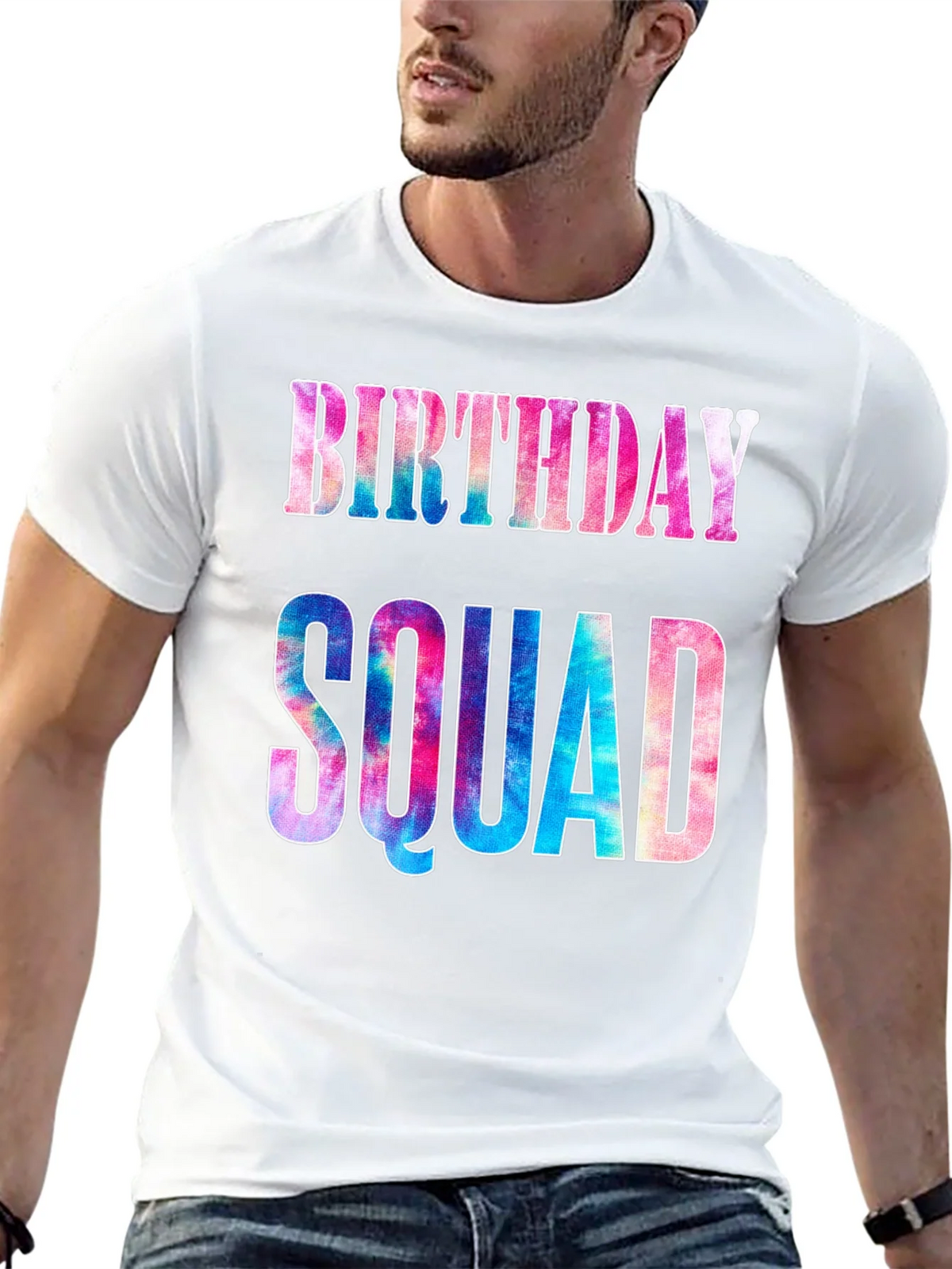 Birthday Squad Tie Dye T-Shirt product image 12