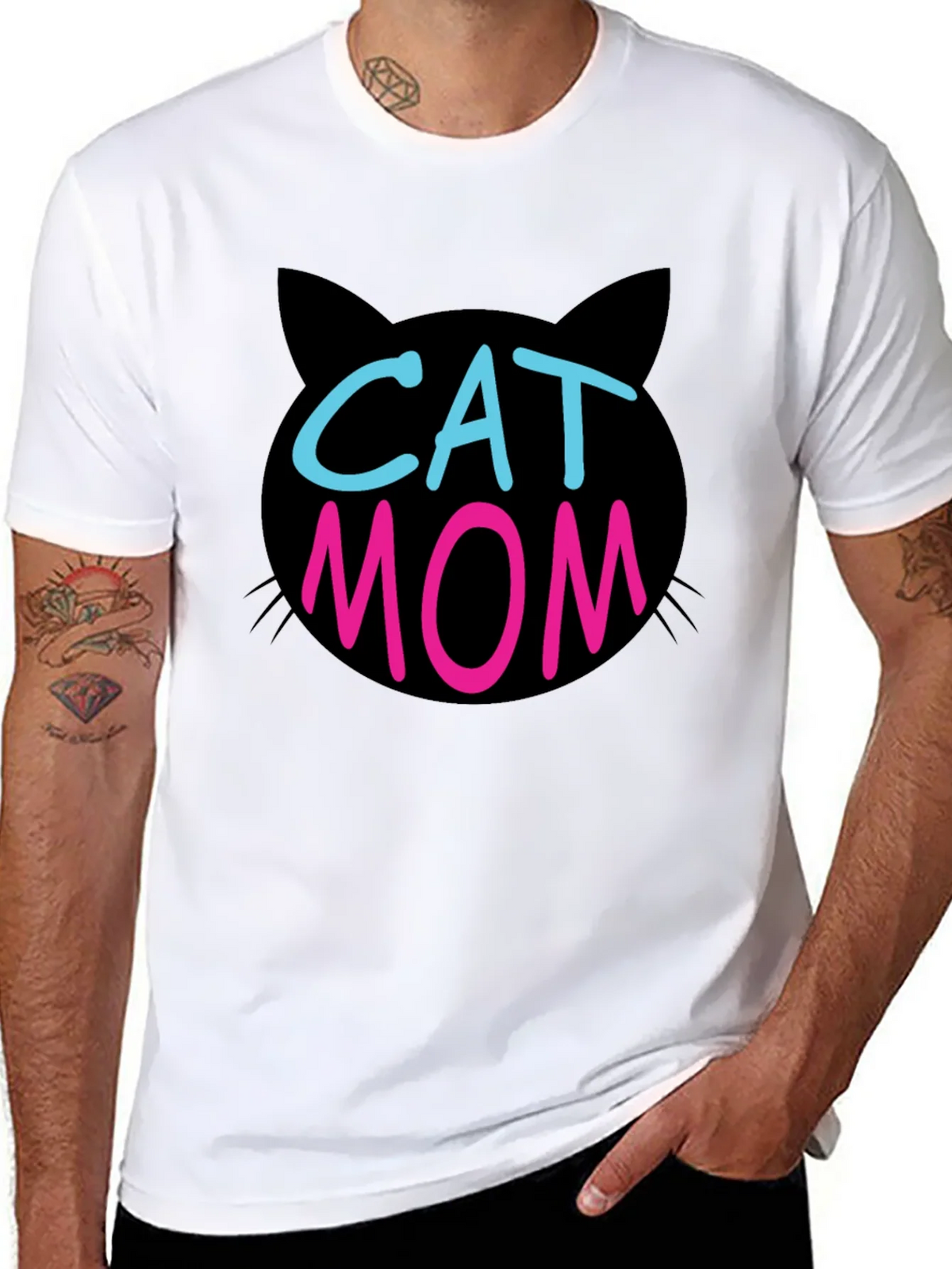Cat Mom T-Shirt - Cute Pet Lover Apparel product image 6