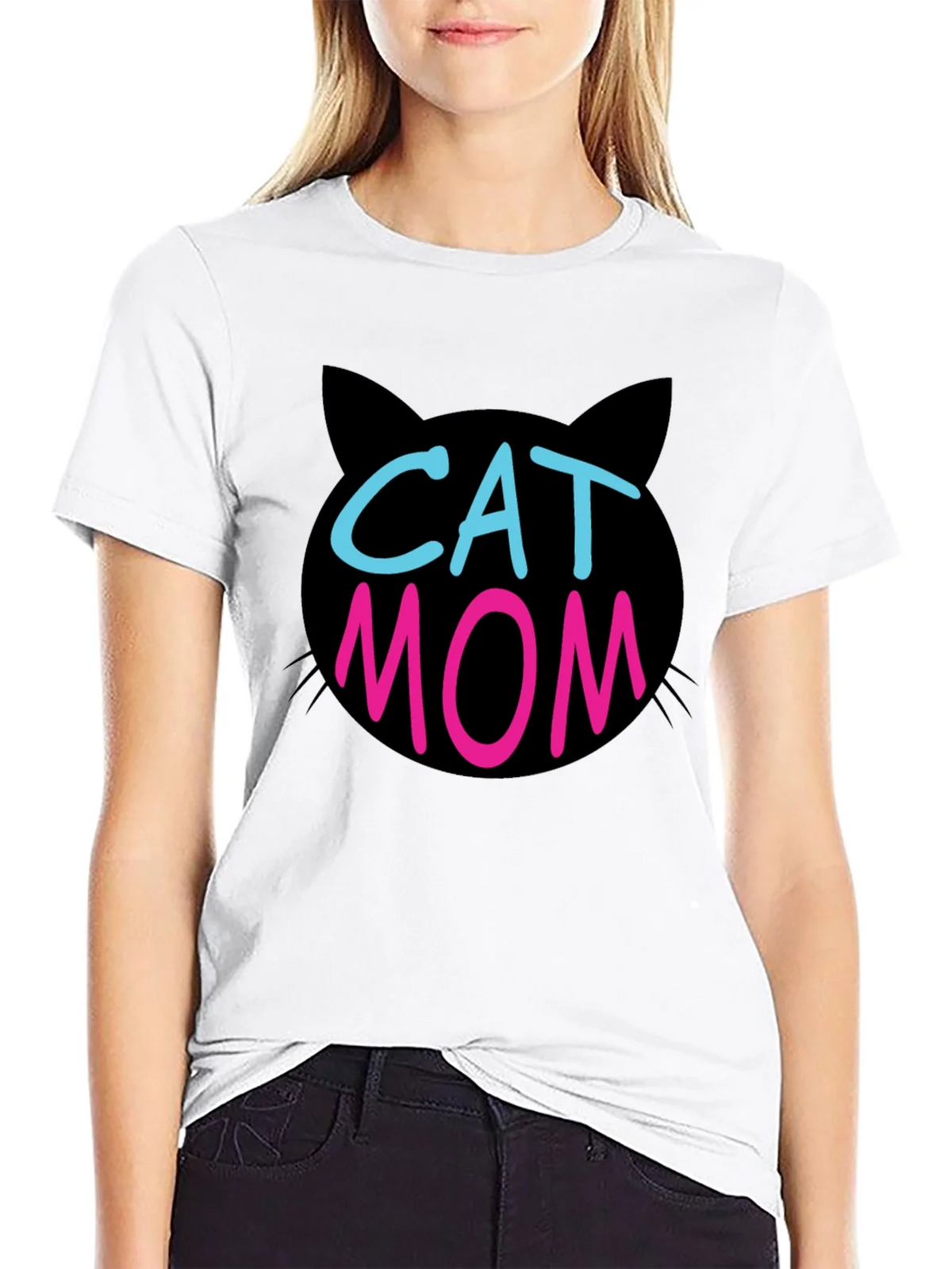 Cat Mom T-Shirt - Cute Pet Lover Apparel product image 7