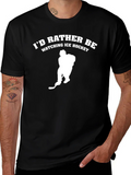 Ice Hockey Fan T-Shirt - Black Tee product image 1