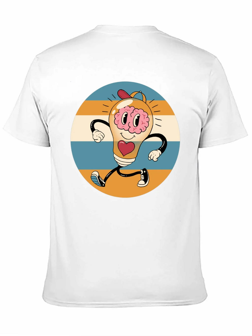 Retro Brain Power T-Shirt - Graphic Print Tee product image 10
