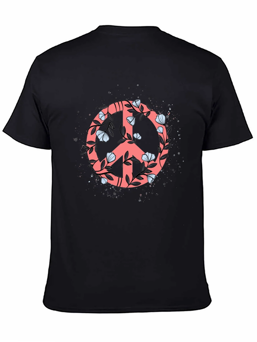 Floral Peace Sign Graphic Tee - Stylish Casual Top product image 4