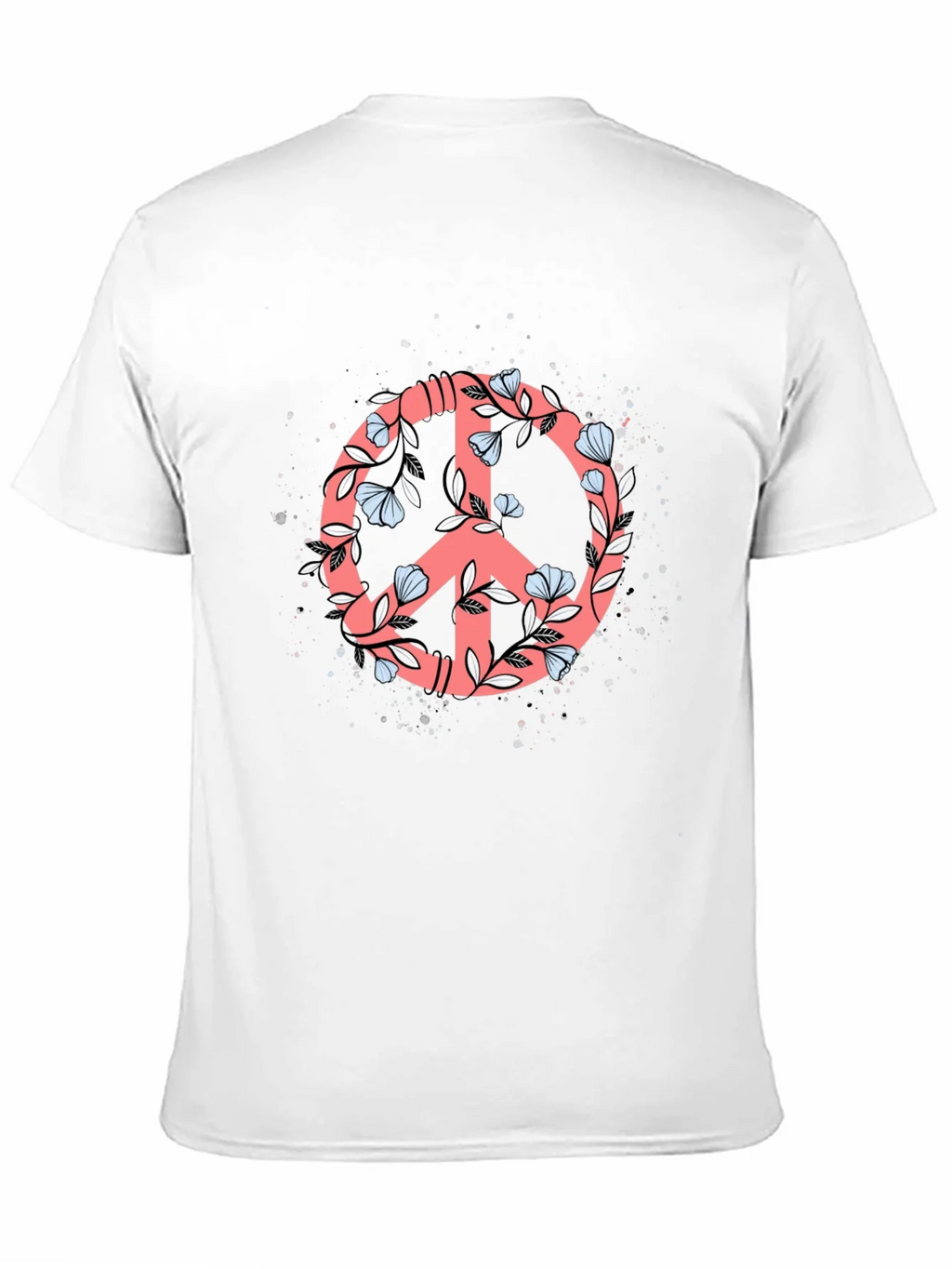 Floral Peace Sign Graphic Tee - Stylish Casual Top product image 10