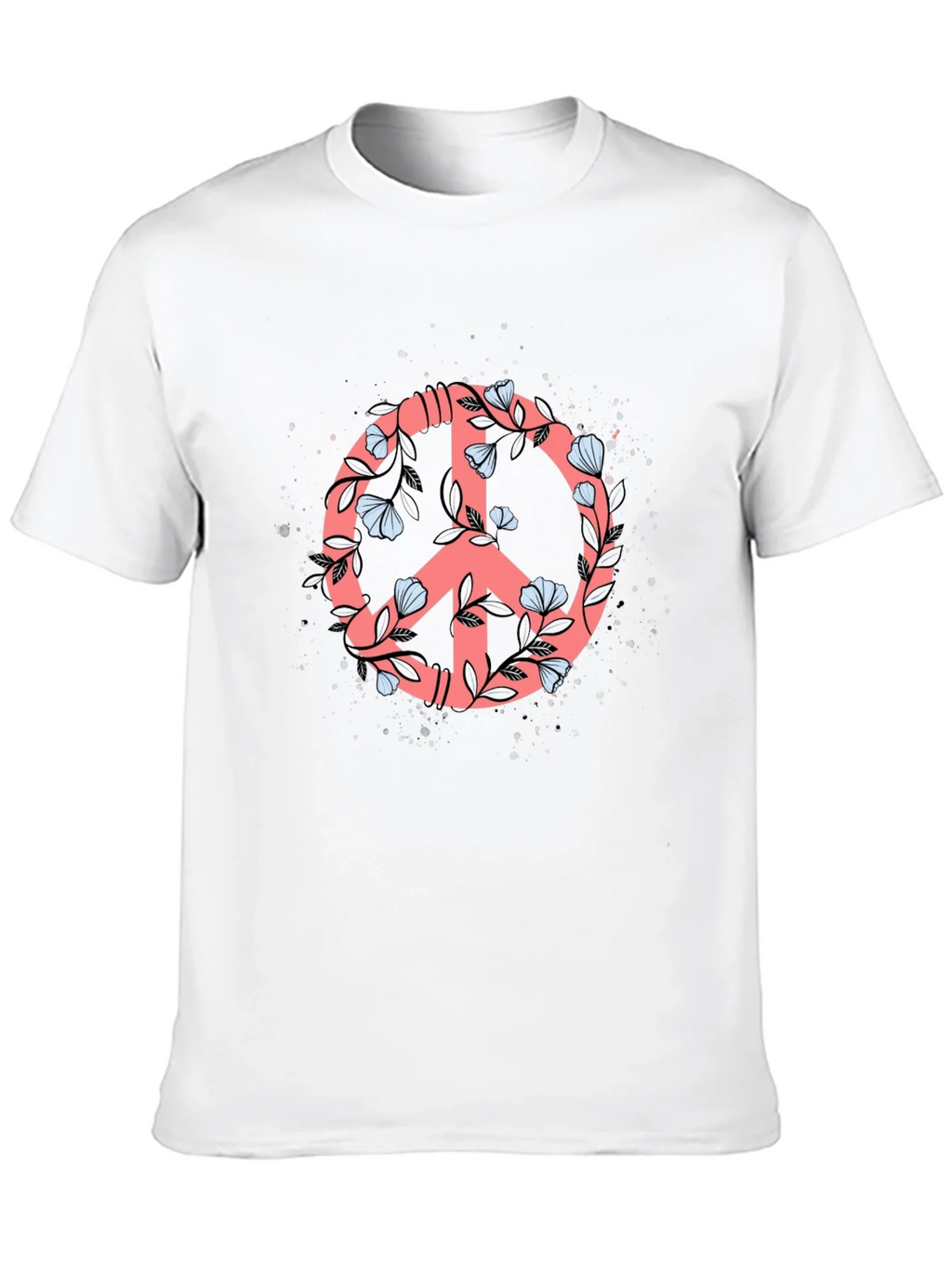 Floral Peace Sign Graphic Tee - Stylish Casual Top product image 9