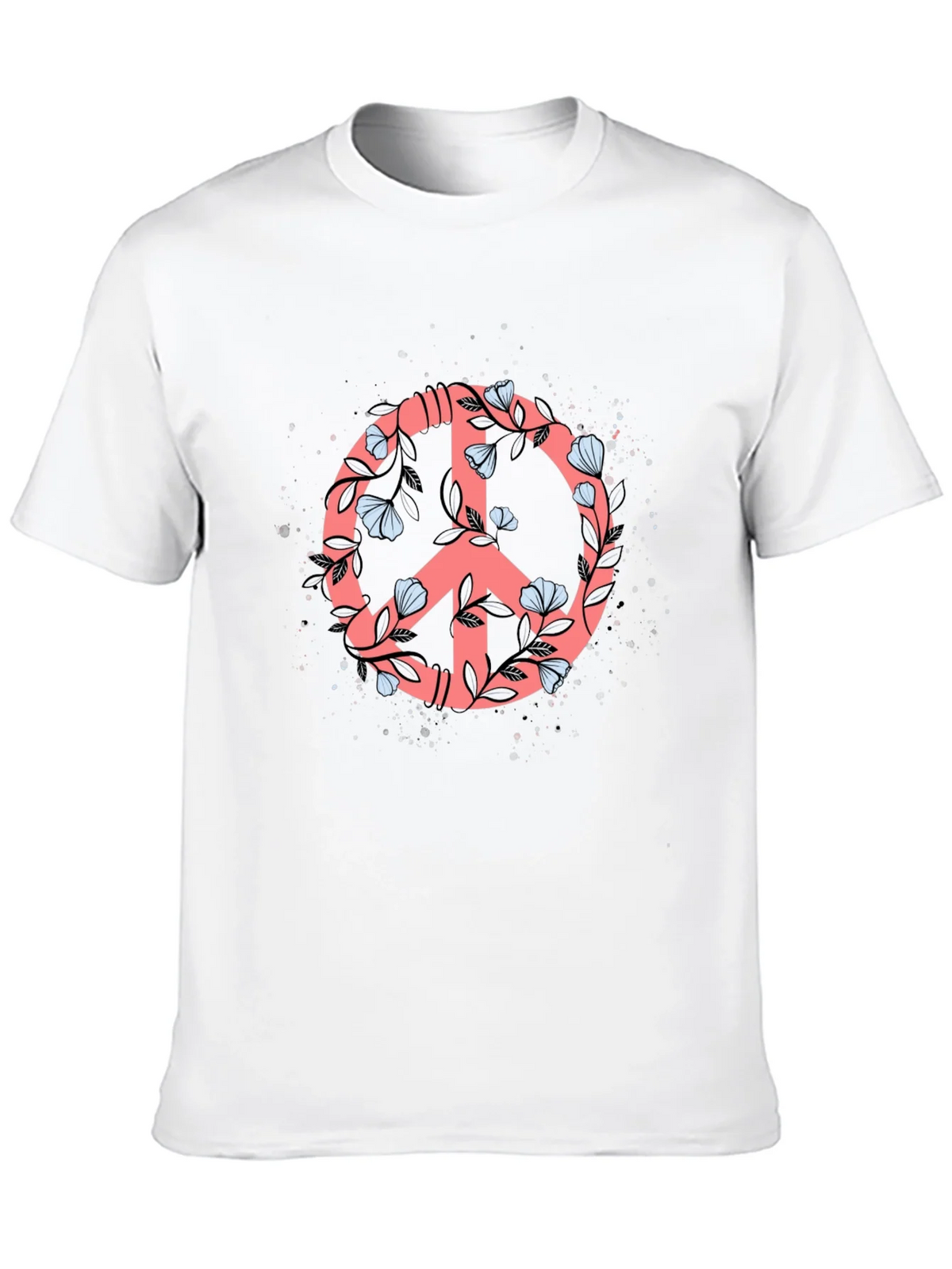 Floral Peace Sign Graphic Tee - Stylish Casual Top product image 9