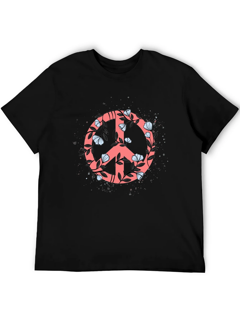 Floral Peace Sign Graphic Tee - Stylish Casual Top product image 5