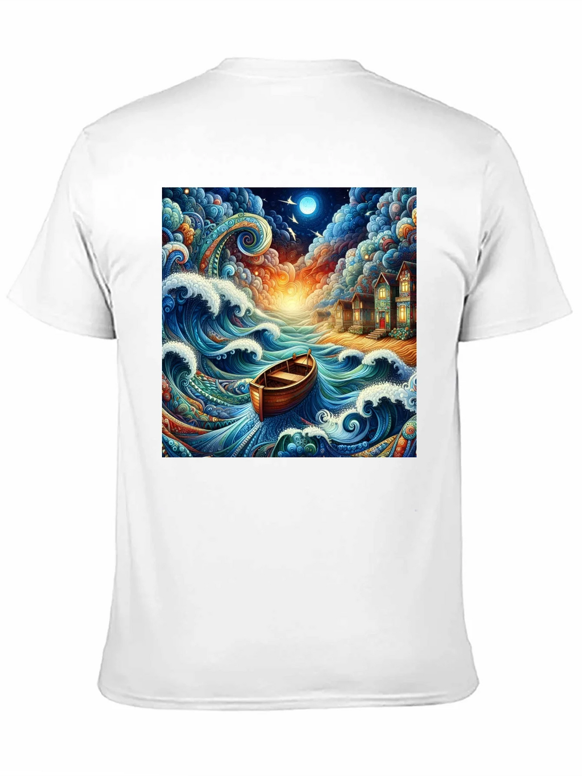 Whimsical Ocean Boat Ride Graphic Tee product image 10