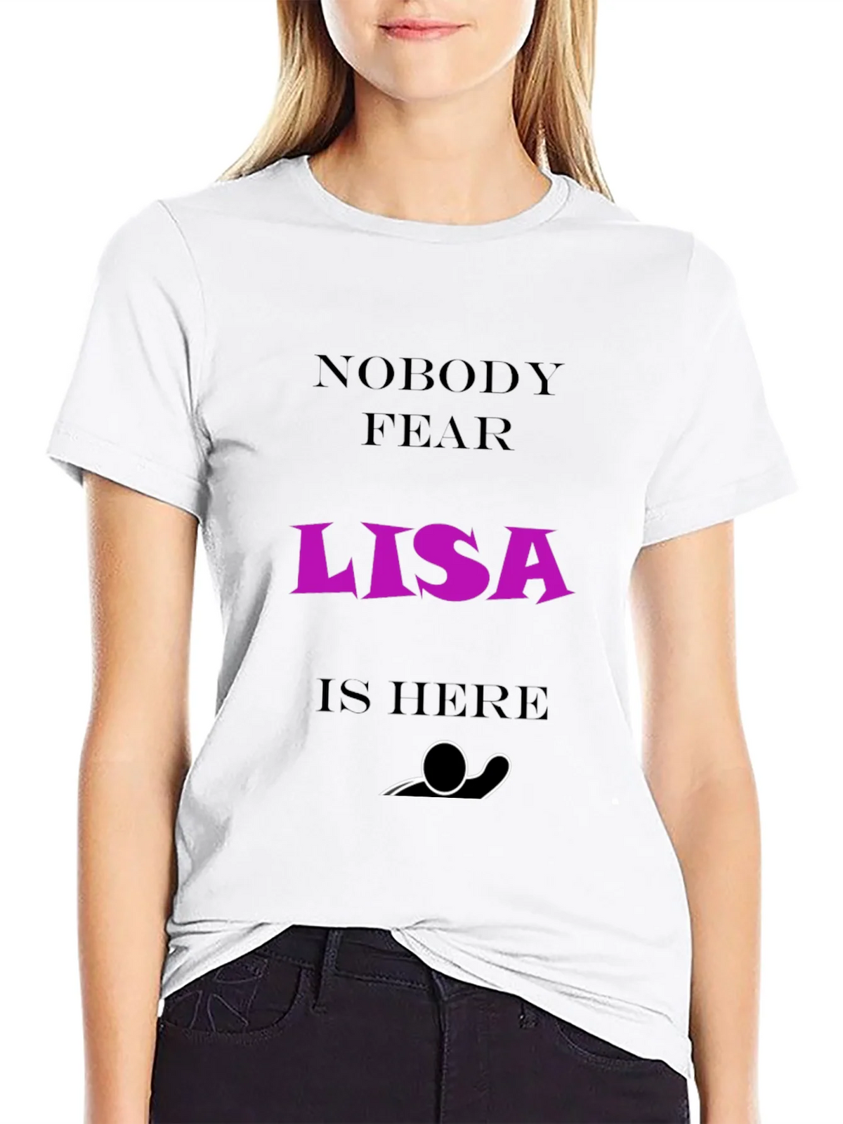 Nobody Fear Lisa Is Here T-Shirt - Funny Graphic Tee product image 8
