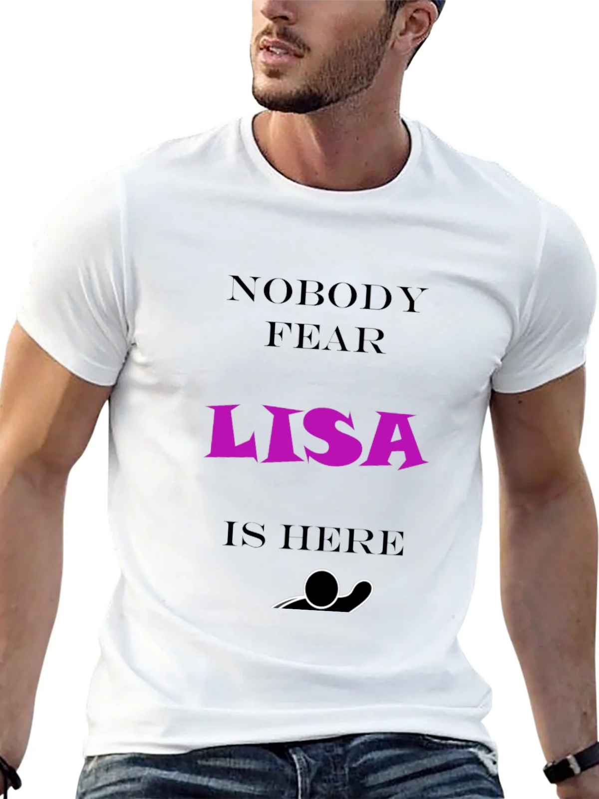 Nobody Fear Lisa Is Here T-Shirt - Funny Graphic Tee product image 12