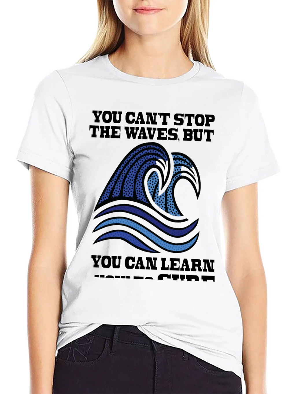 Wave Graphic T-Shirt - Surf Inspired Design product image 8