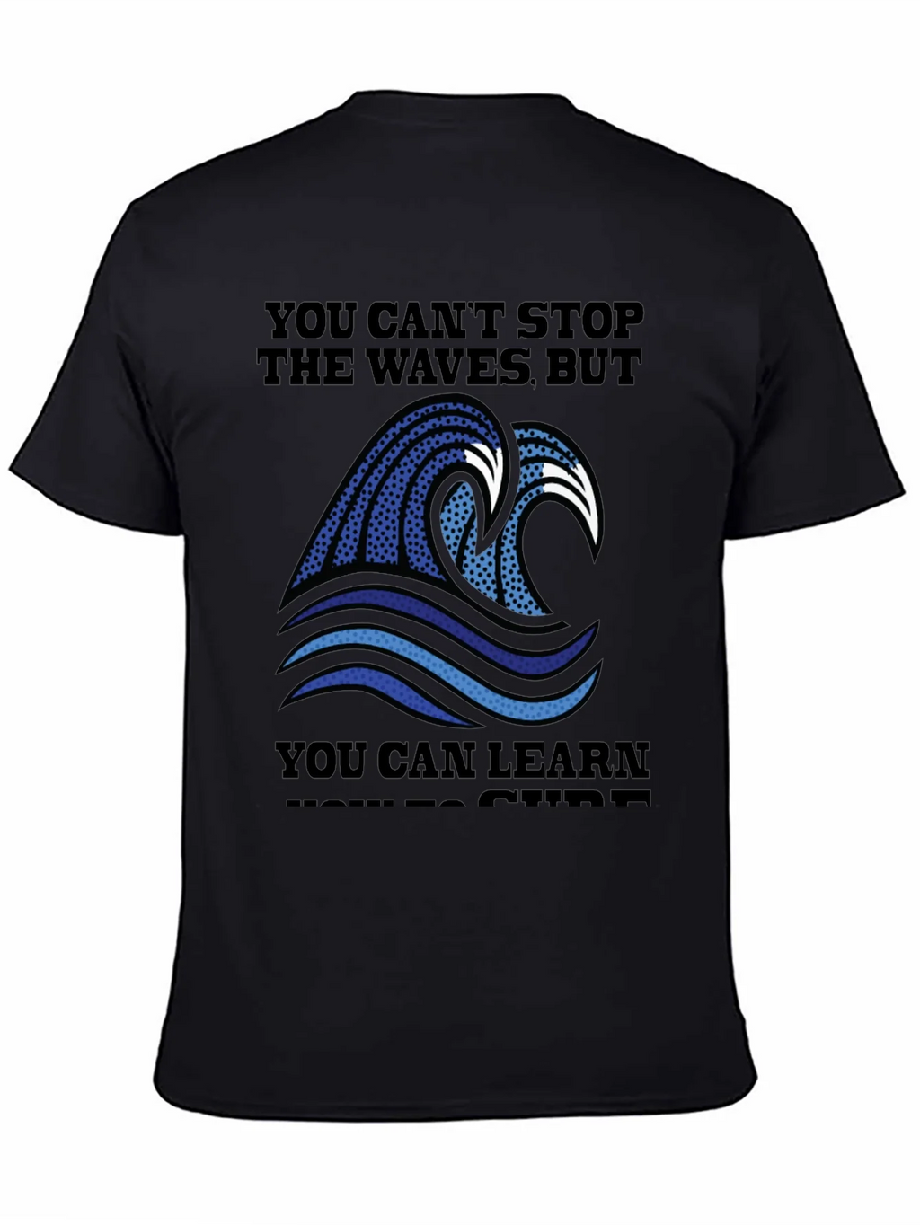 Wave Graphic T-Shirt - Surf Inspired Design product image 4