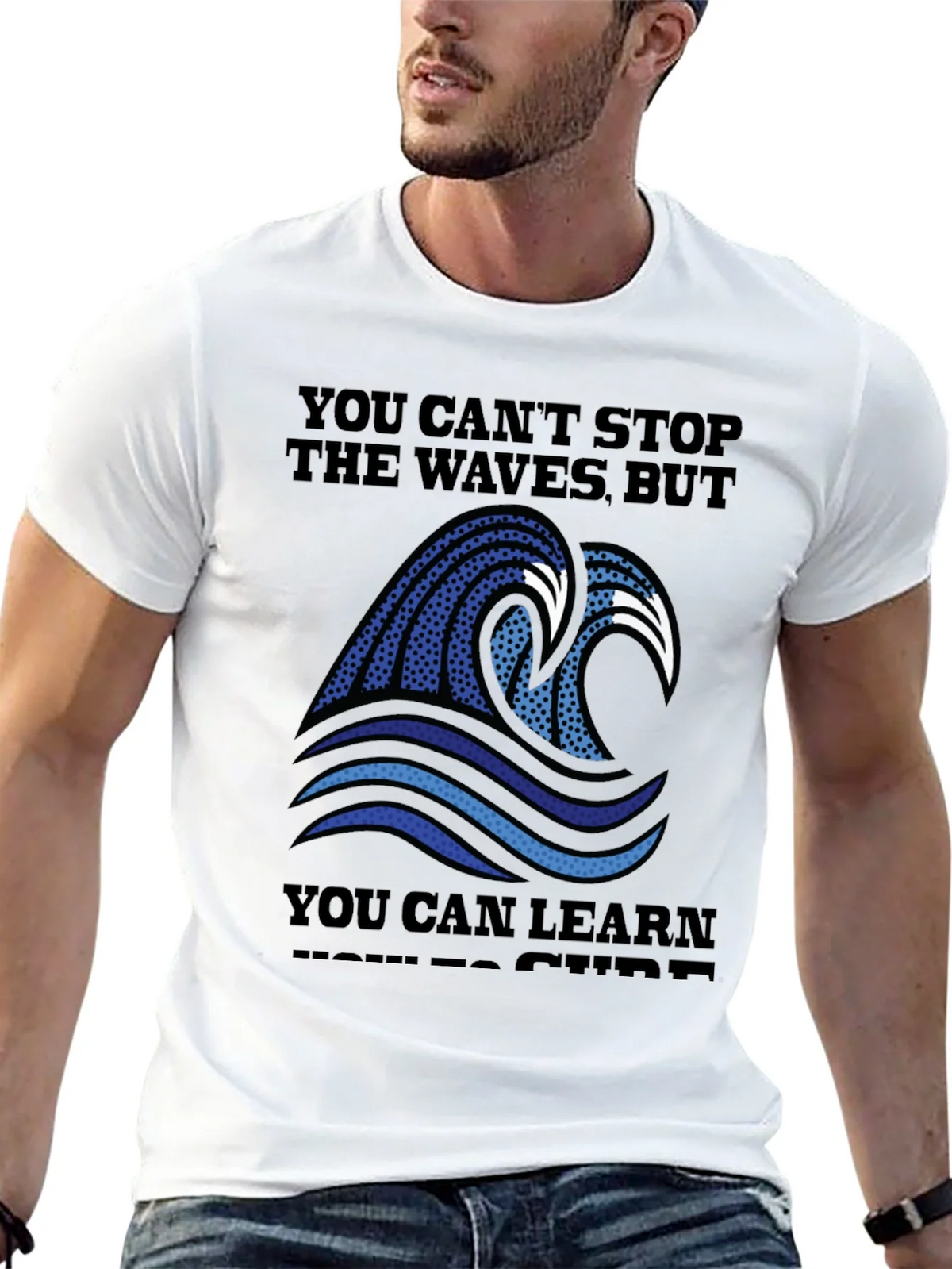 Wave Graphic T-Shirt - Surf Inspired Design product image 12