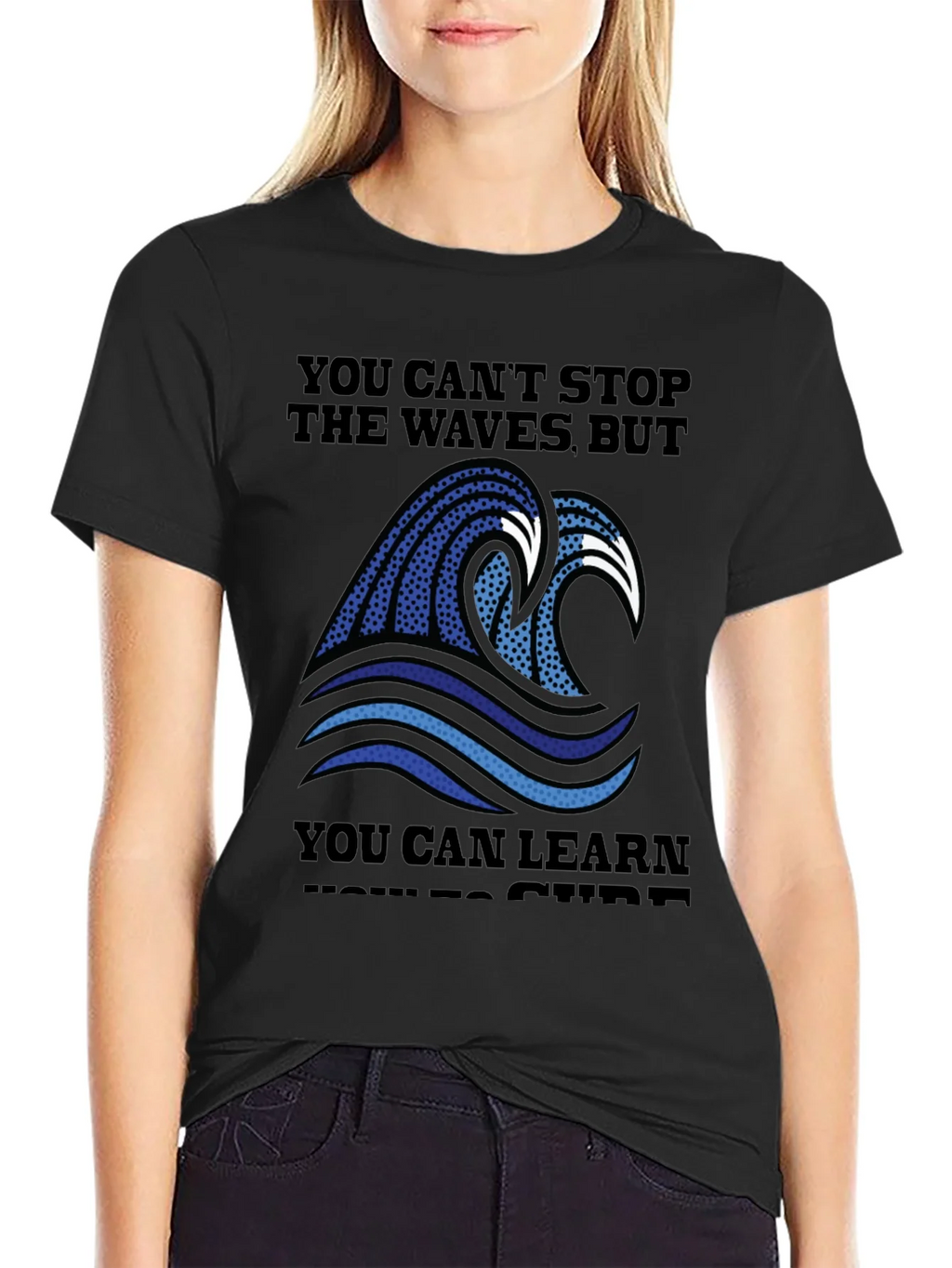 Wave Graphic T-Shirt - Surf Inspired Design product image 2