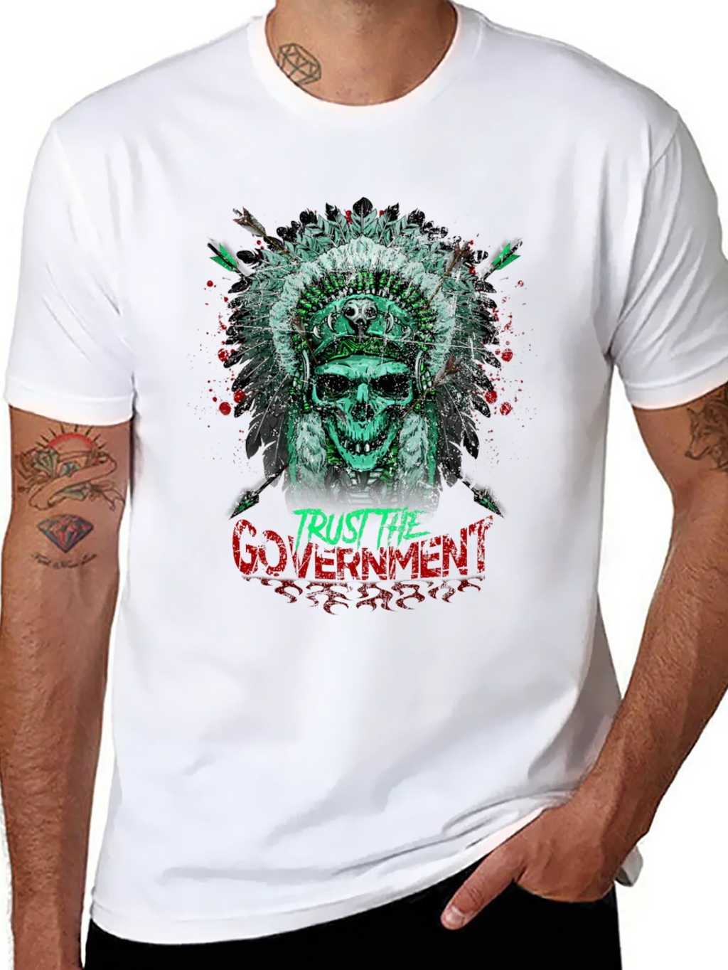 Trust the Government Skull Tee product image 7