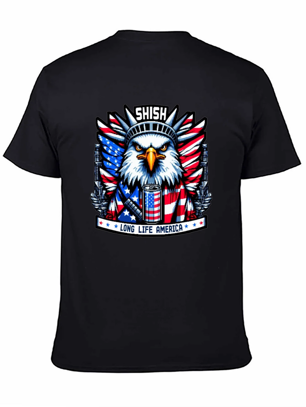 Shish Long Life America Eagle T-Shirt product image 4