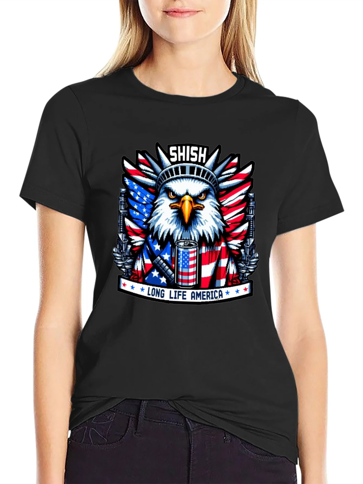 Shish Long Life America Eagle T-Shirt product image 2