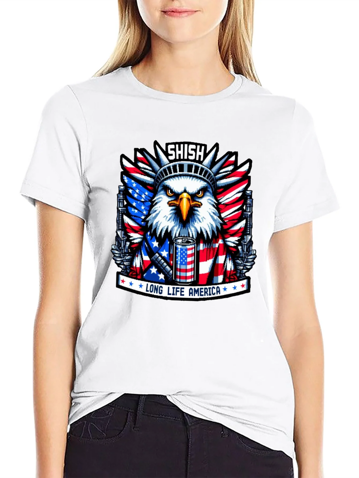 Shish Long Life America Eagle T-Shirt product image 8